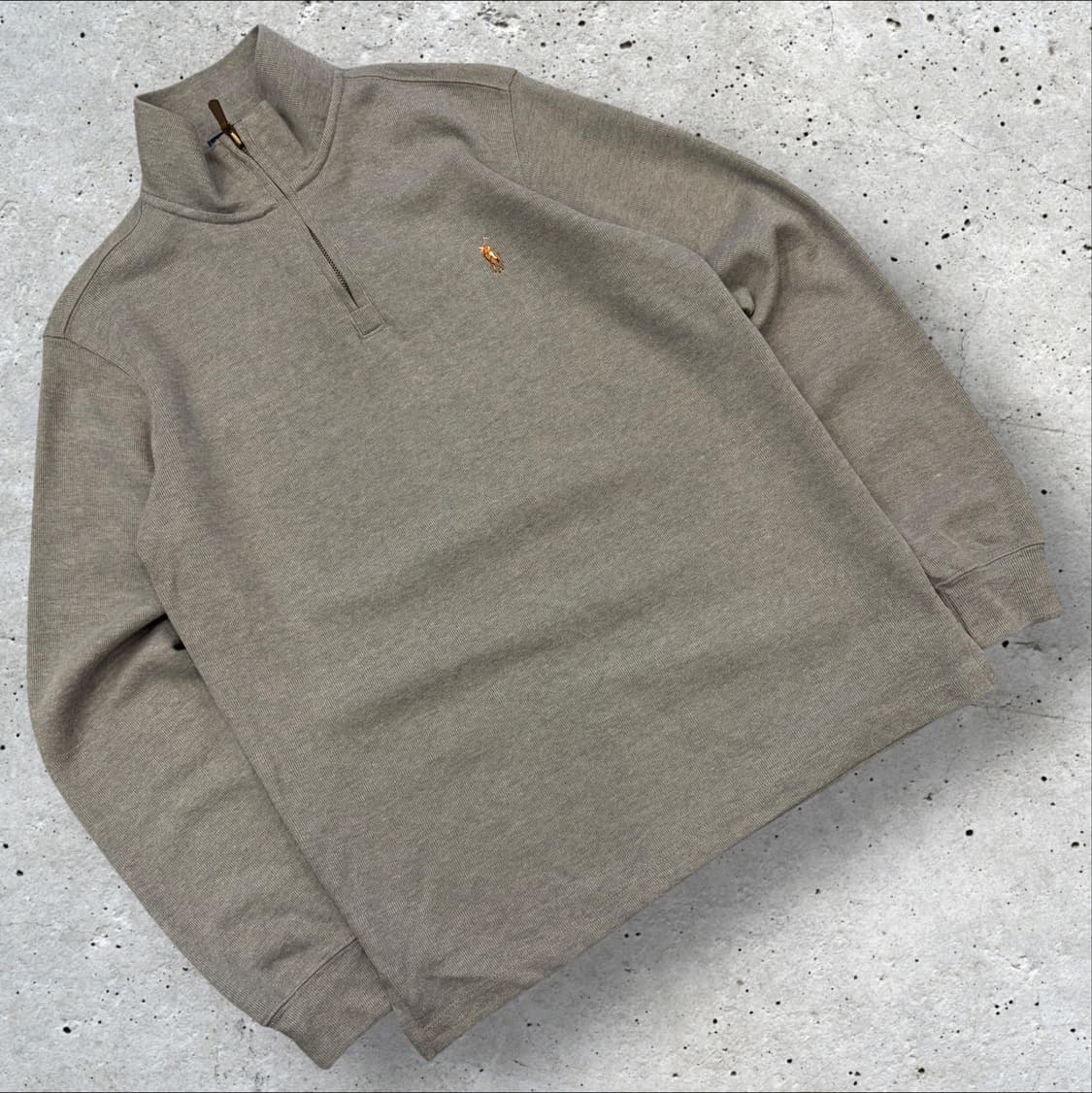 [S] 폴로 랄프로렌 신형 큐알 하프집업 맨투맨 그레이 D218 상품이미지1