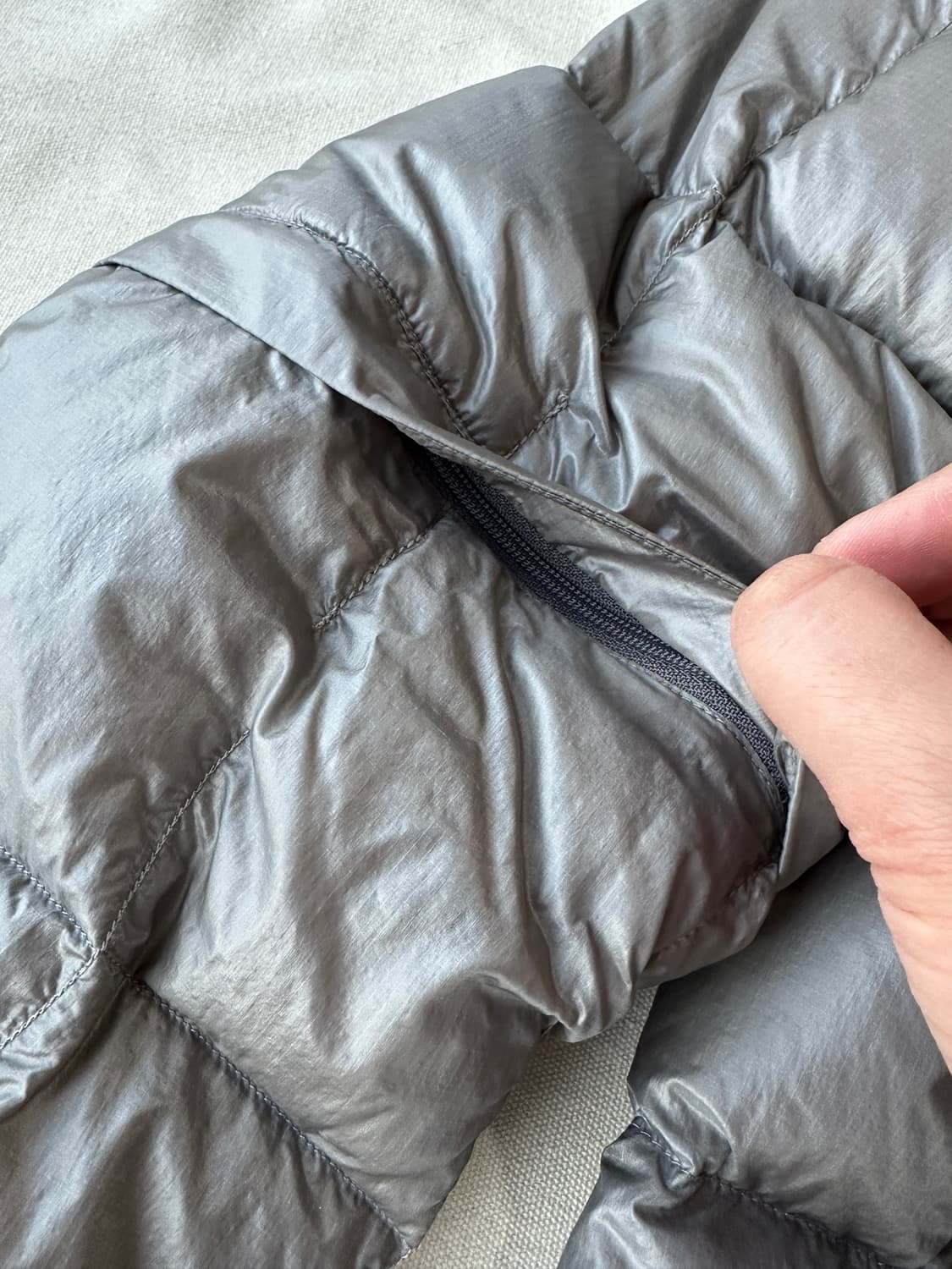 몽벨 슈페리어 다운 컴퍼터블 경량패딩 M 상품이미지5