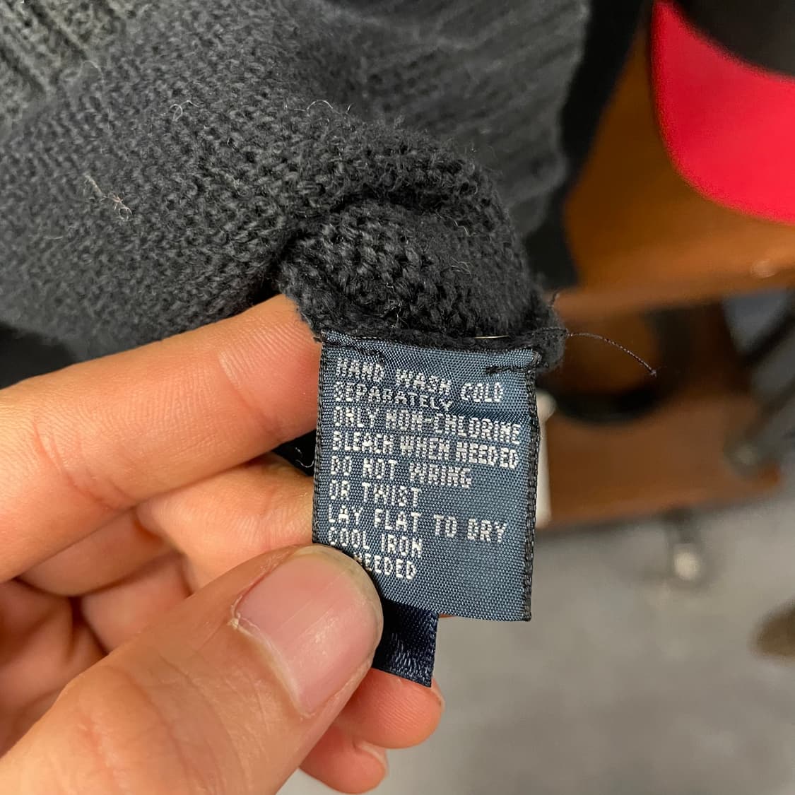 90s 폴로 랄프로렌 하프 집업 코튼 니트 스웨터 상품이미지9