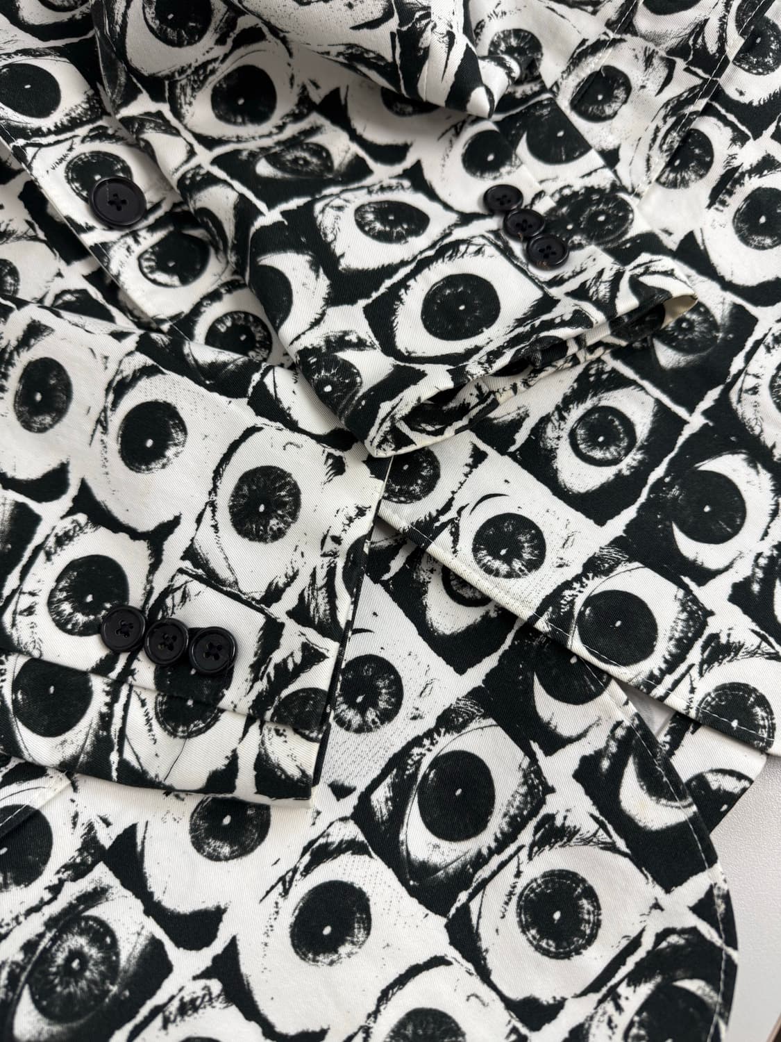 꼼데가르송 셔츠 X 슈프림 17ss 아이즈 자켓 S(100) 상품이미지7