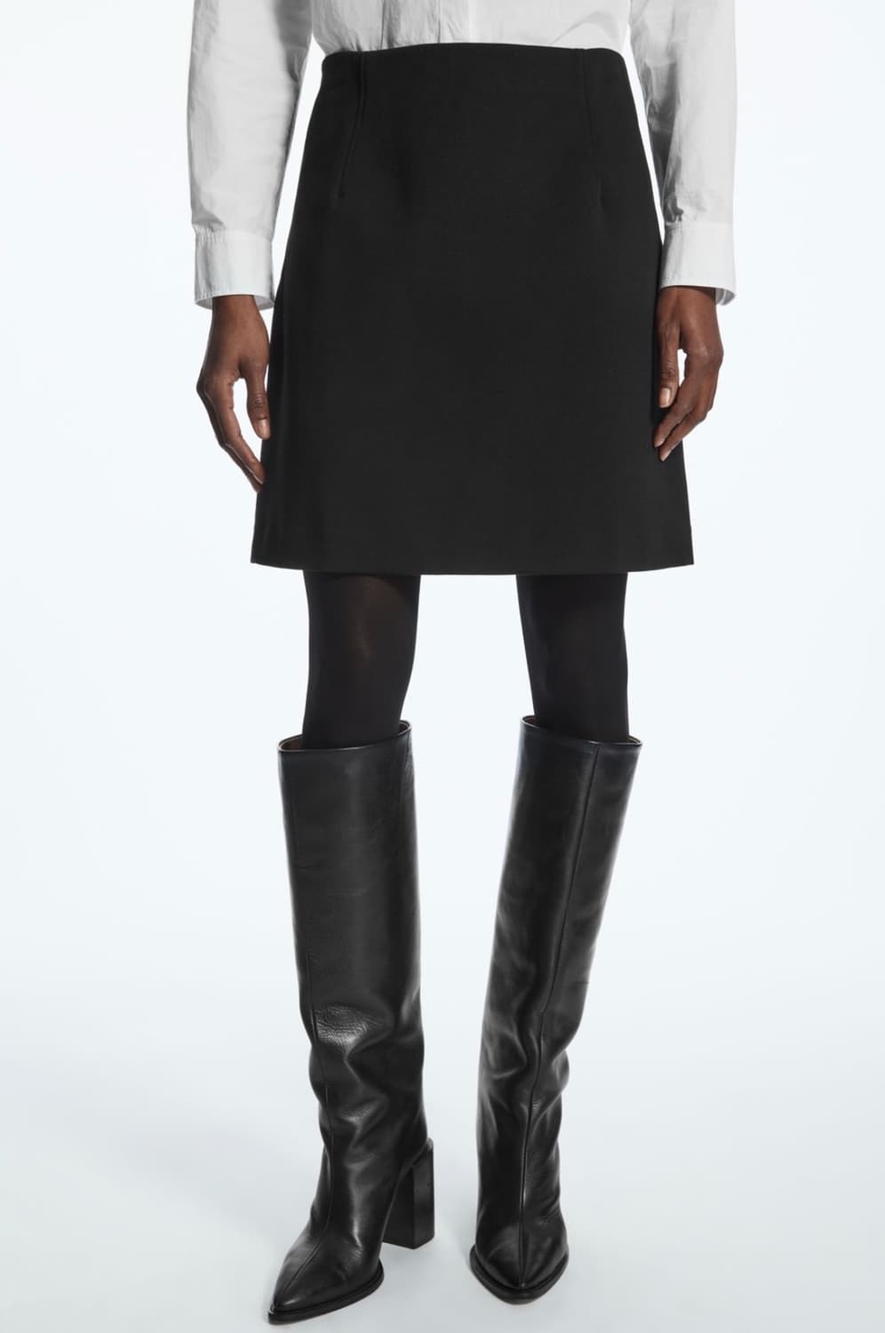 코스 트윌 자켓 미니스커트 셋업 판매해요 상품이미지5