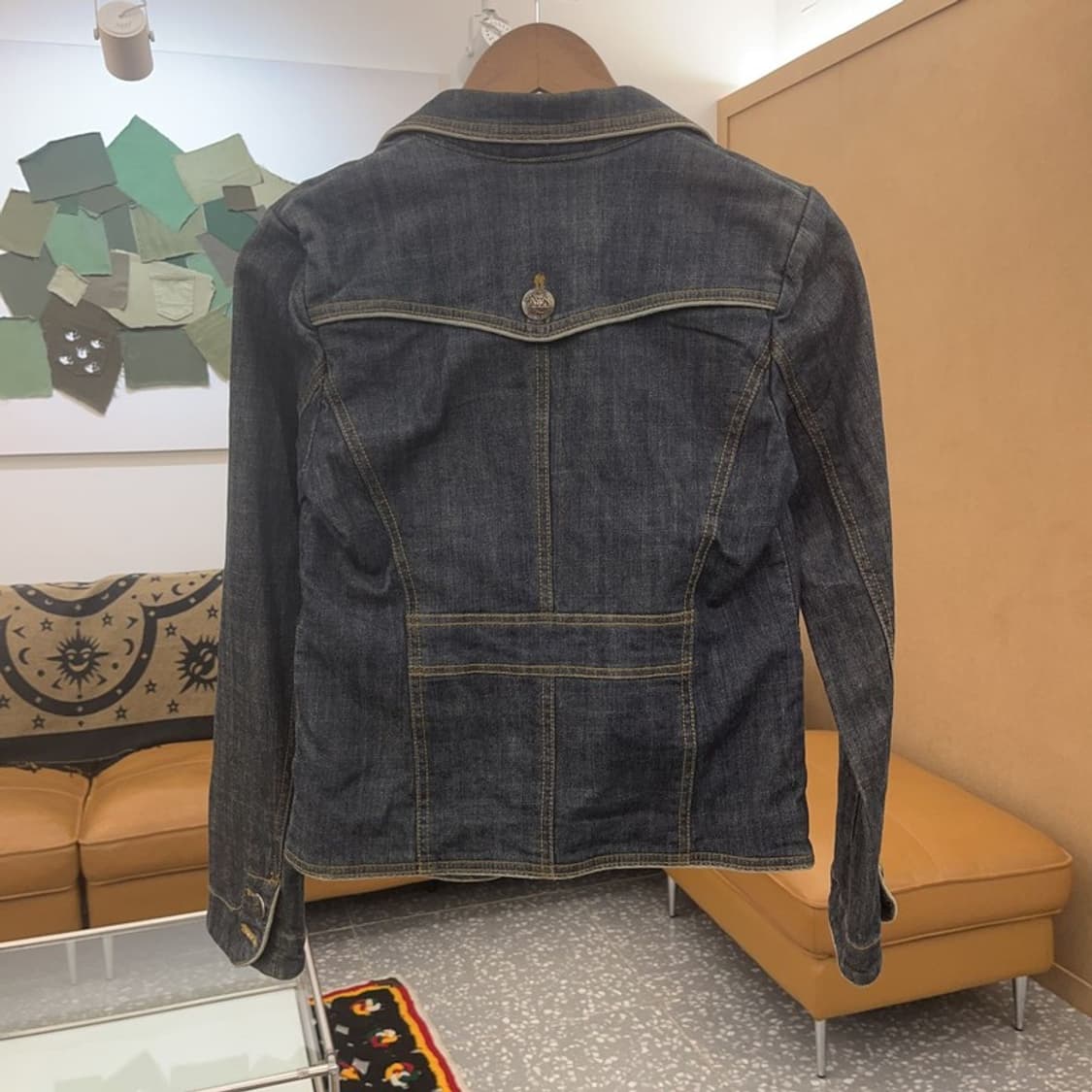 베티붑 올드스쿨 빈티지 키치라벨 데님 자켓 90 C07200 상품이미지3