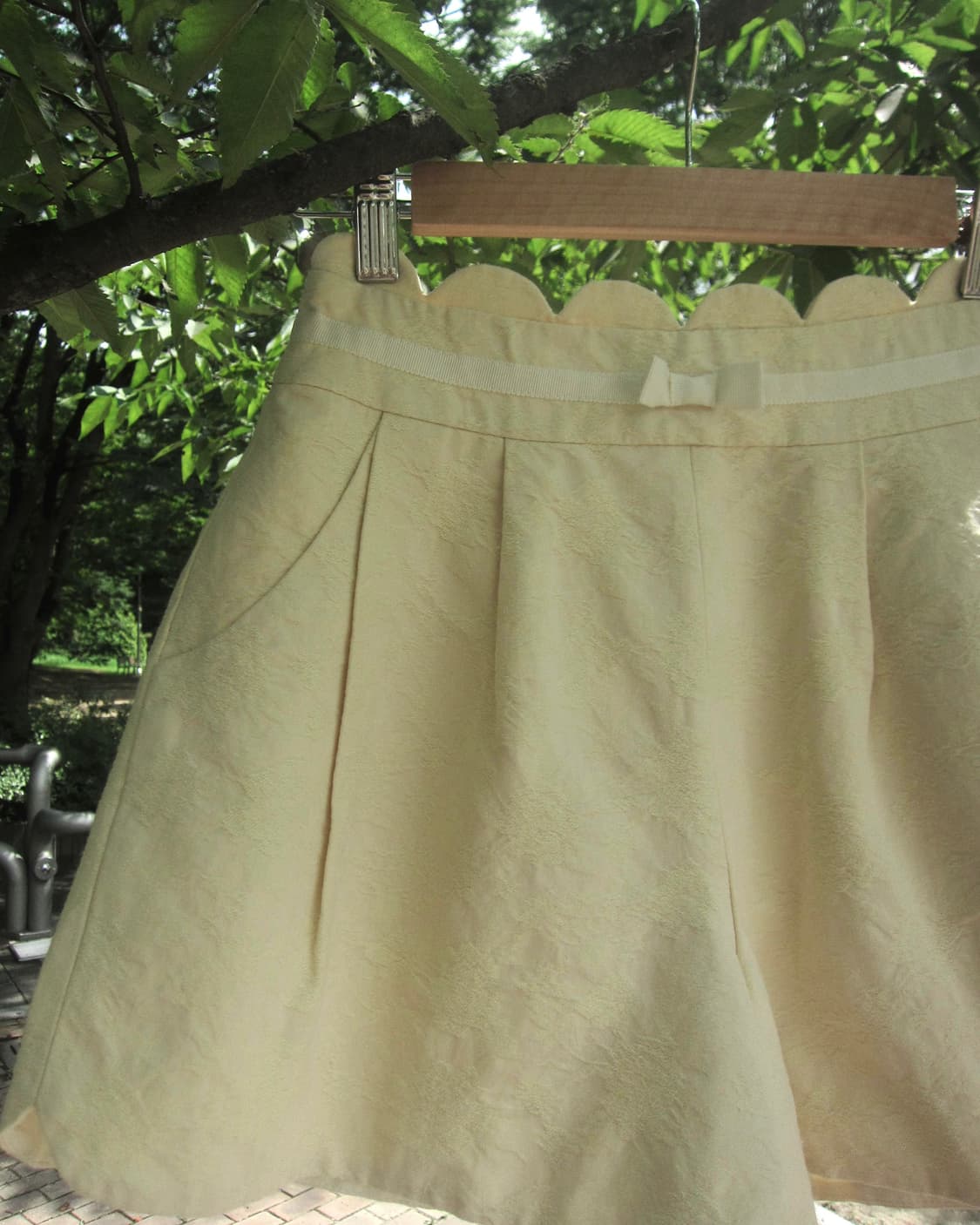 vintage lemon ribbon shorts 상품이미지2