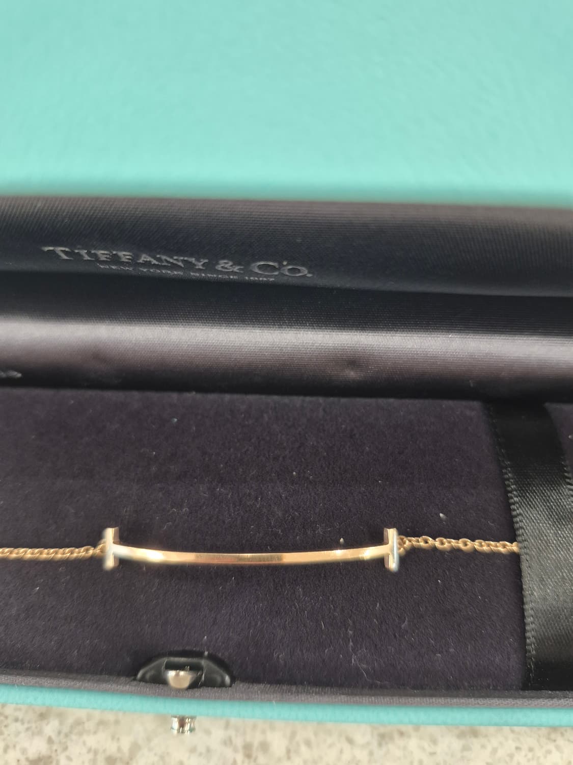 티파니앤코 T 스마일 팔찌 로즈골드 M사이즈 풀세트25년5월 상품이미지3