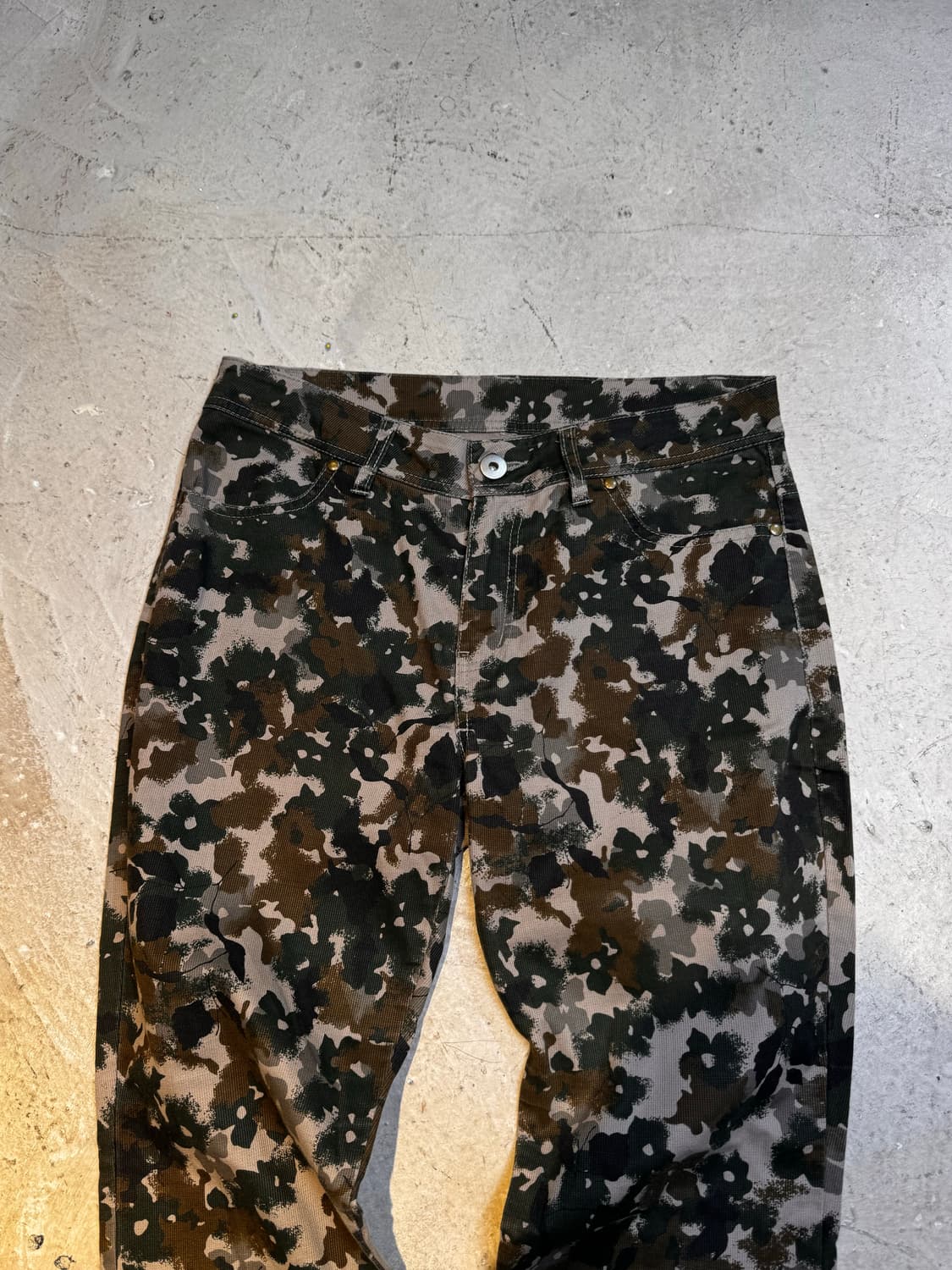 밀리터리 패턴 스키니바지 상품이미지3