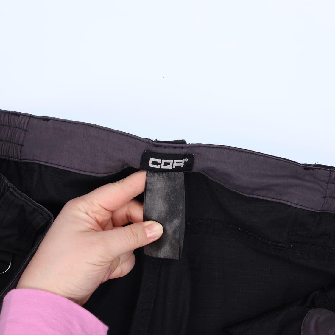 38 CQR 블랙 카고 바지 0223M2 상품이미지4