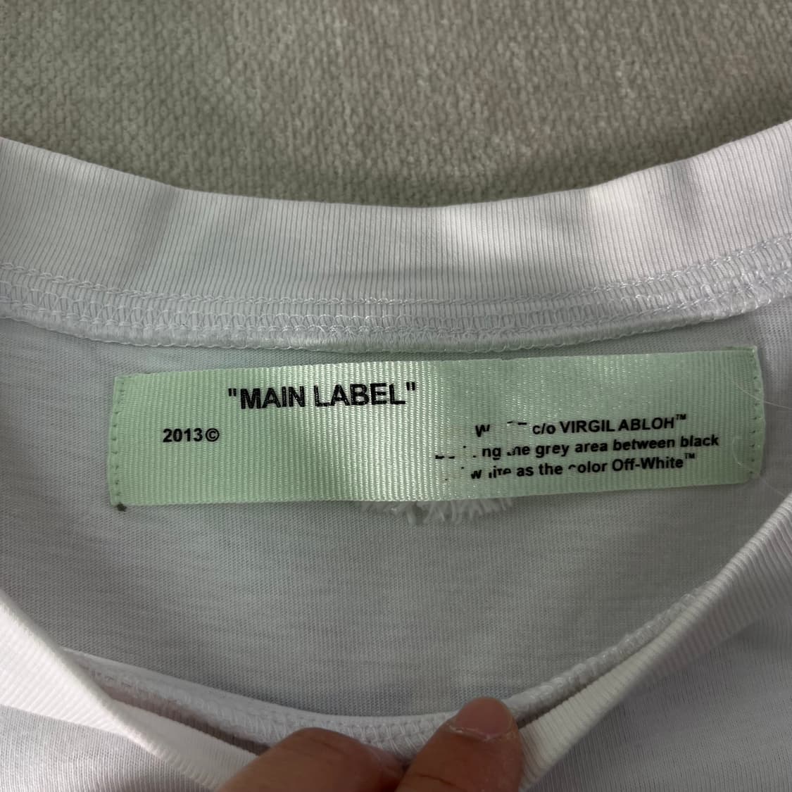 105 오프화이트 2019 s/s 에로우 반팔티셔츠 상품이미지4