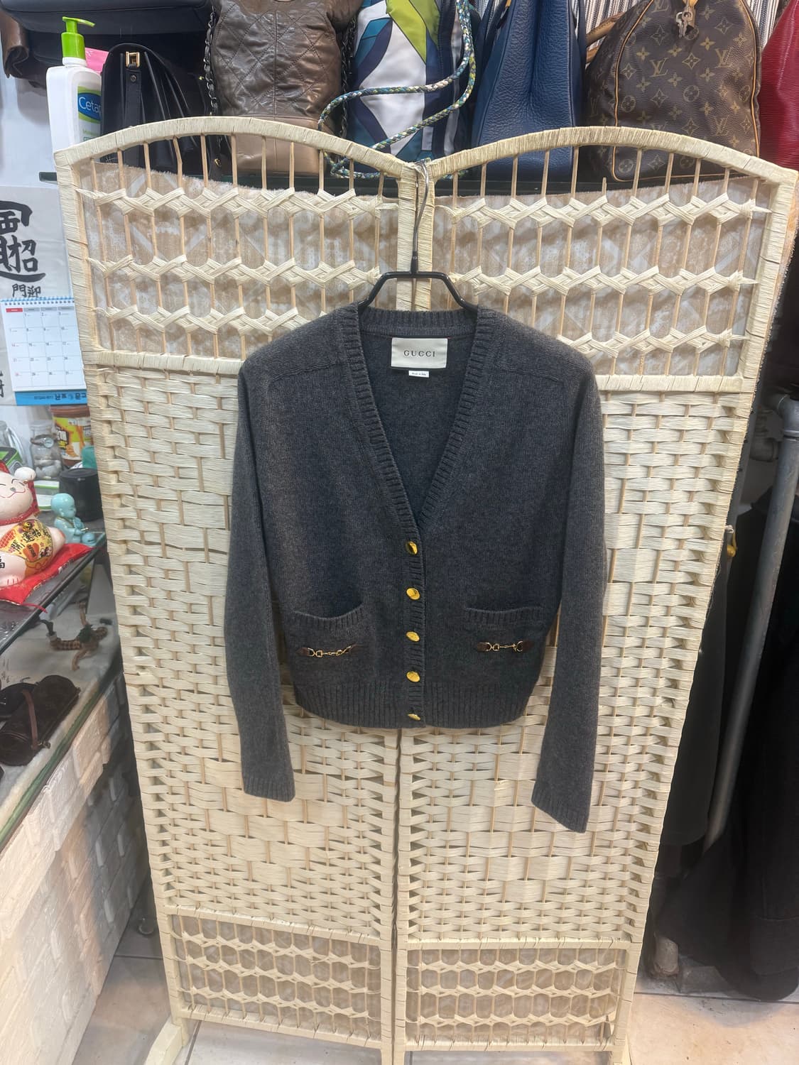 44-55/20fw 정품 구찌 캐시미어 가디건 팝니다 상품이미지1