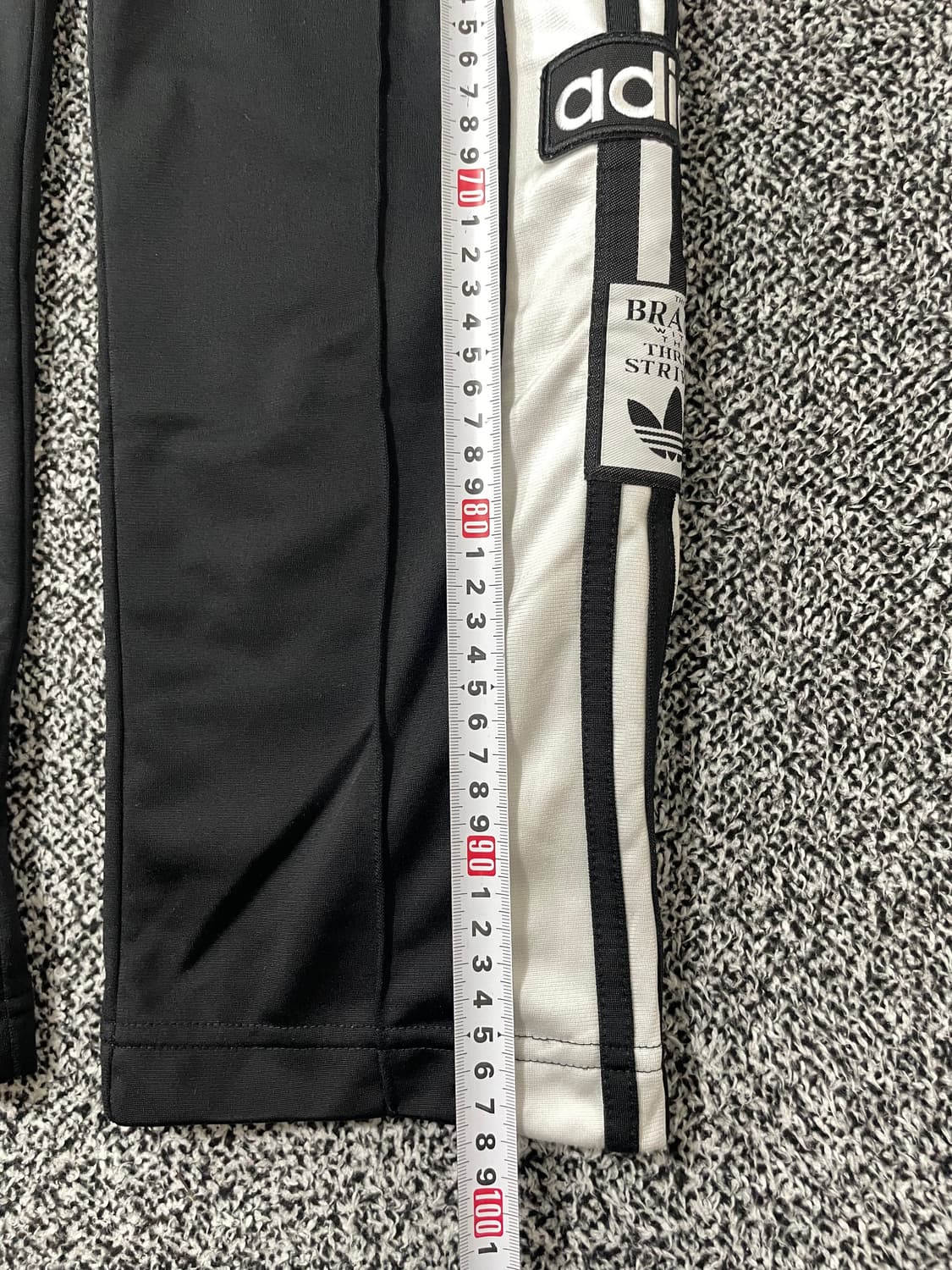 빈티지9. 아디다스 아디브레이크 트랙팬츠 스냅버튼 블랙 트레이닝 바지 상품이미지7