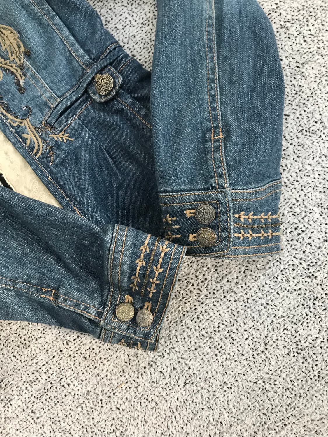 오리엔탈 데님 자켓 상품이미지5