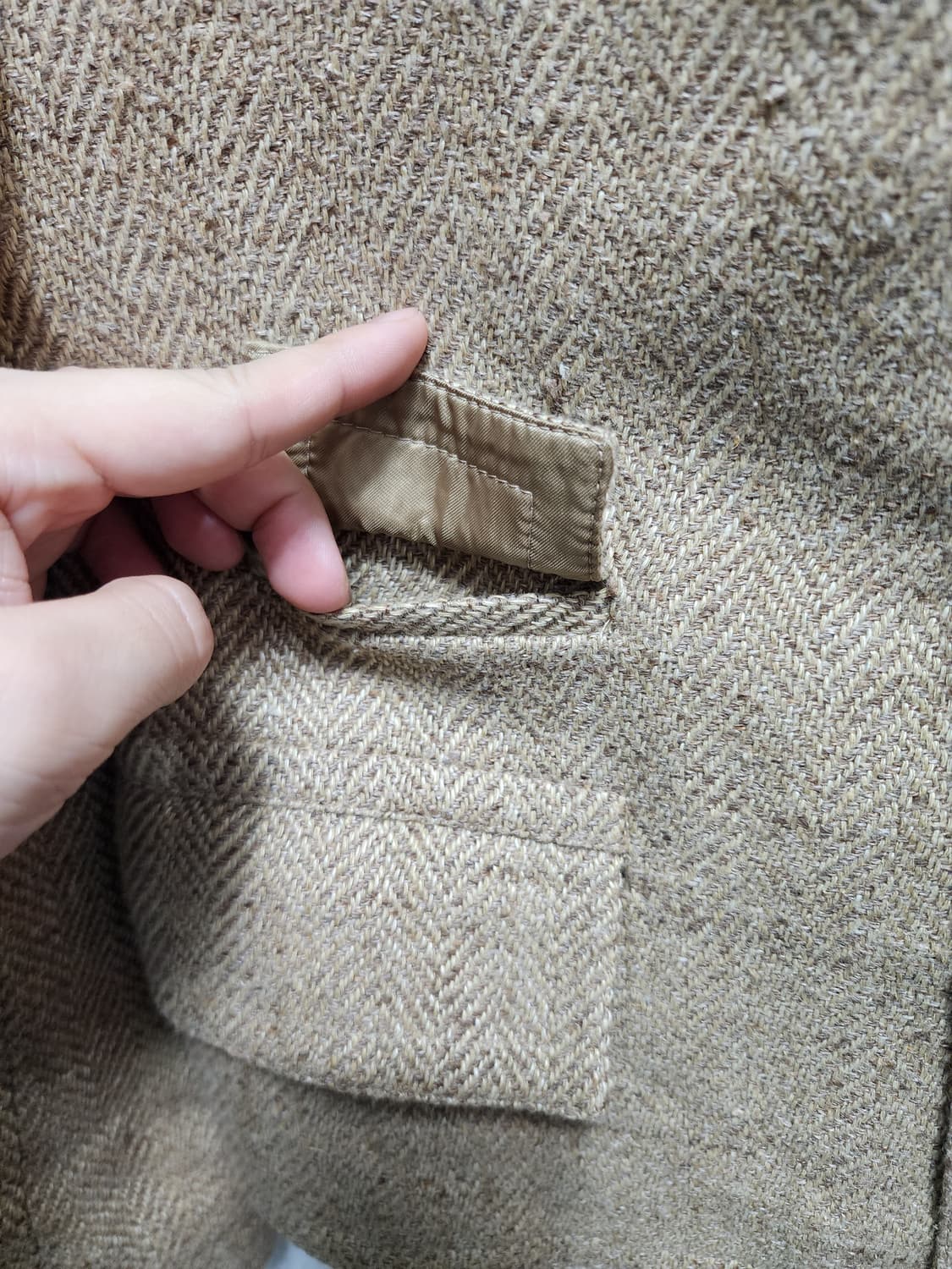 폴로 랄프로렌 헤링본 실크 자켓 상품이미지5