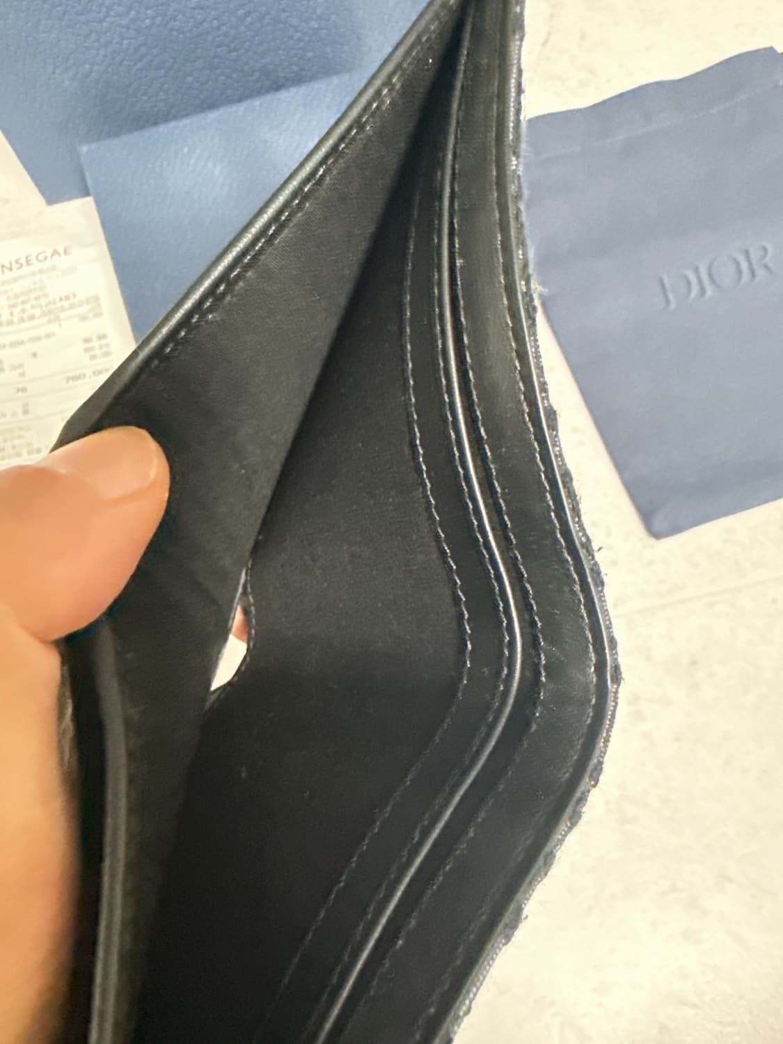 디올 오블리크 반지갑 상품이미지4