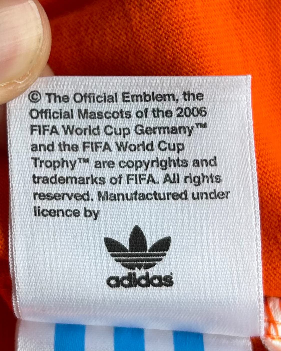 아디다스 2006 피파 월드컵 네덜란드 국대 티셔츠  상품이미지6