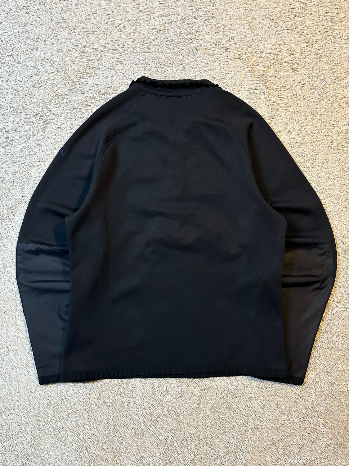 00's 나이키 ACG 올드스쿨 스몰로고 하프 반집업 블랙 상품이미지3