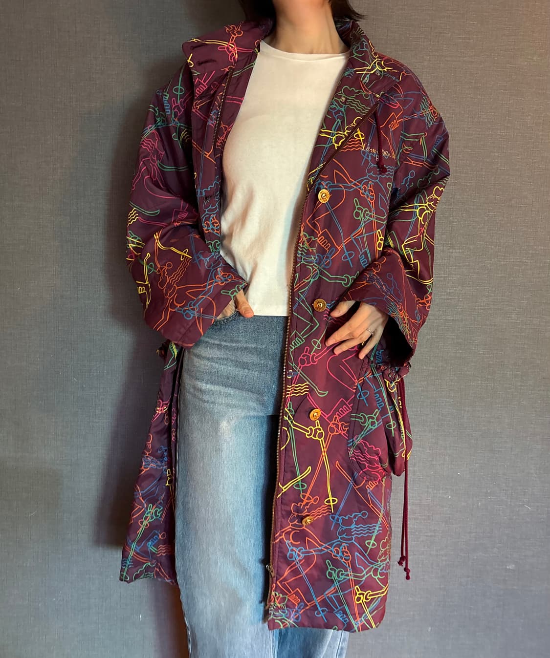 🎨 Henri-Luc Chapuis 빈티지 그래픽 점퍼/프랑스 브랜드 상품이미지2