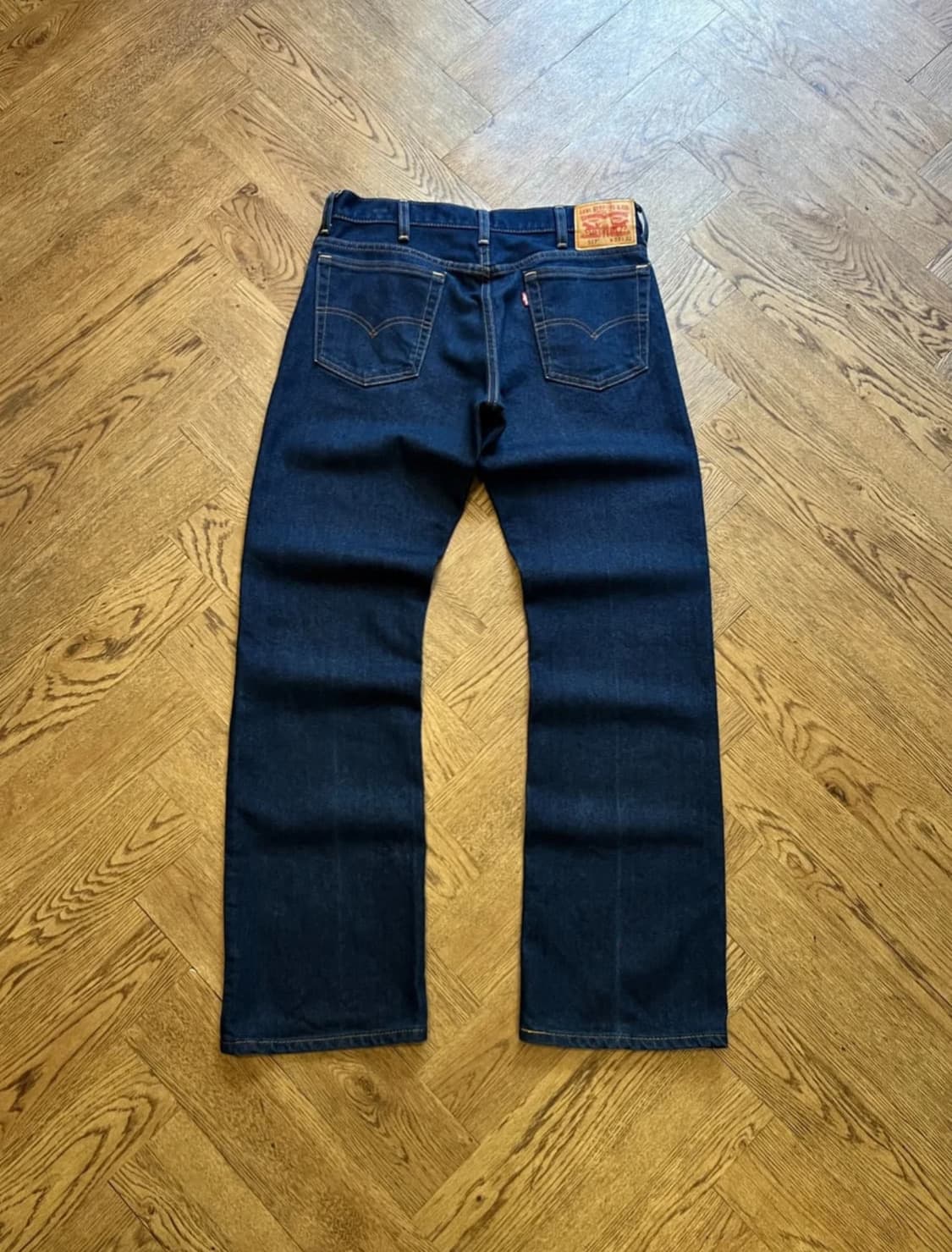 [33] 리바이스 517 부츠컷 플레어핏 진청 데님 팬츠 상품이미지1