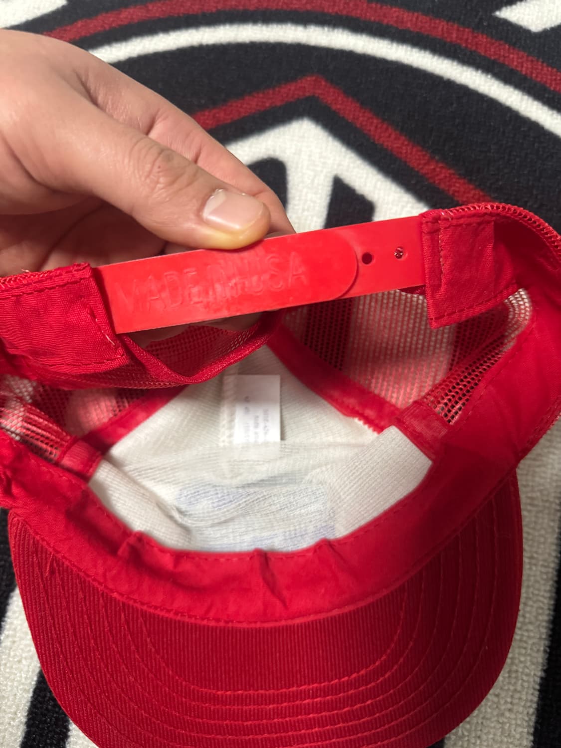 유니로얄 굿리치 하모니 쓰루 퍼포먼스 트러커 메쉬 트러거 햇 화이트 레드 상품이미지8