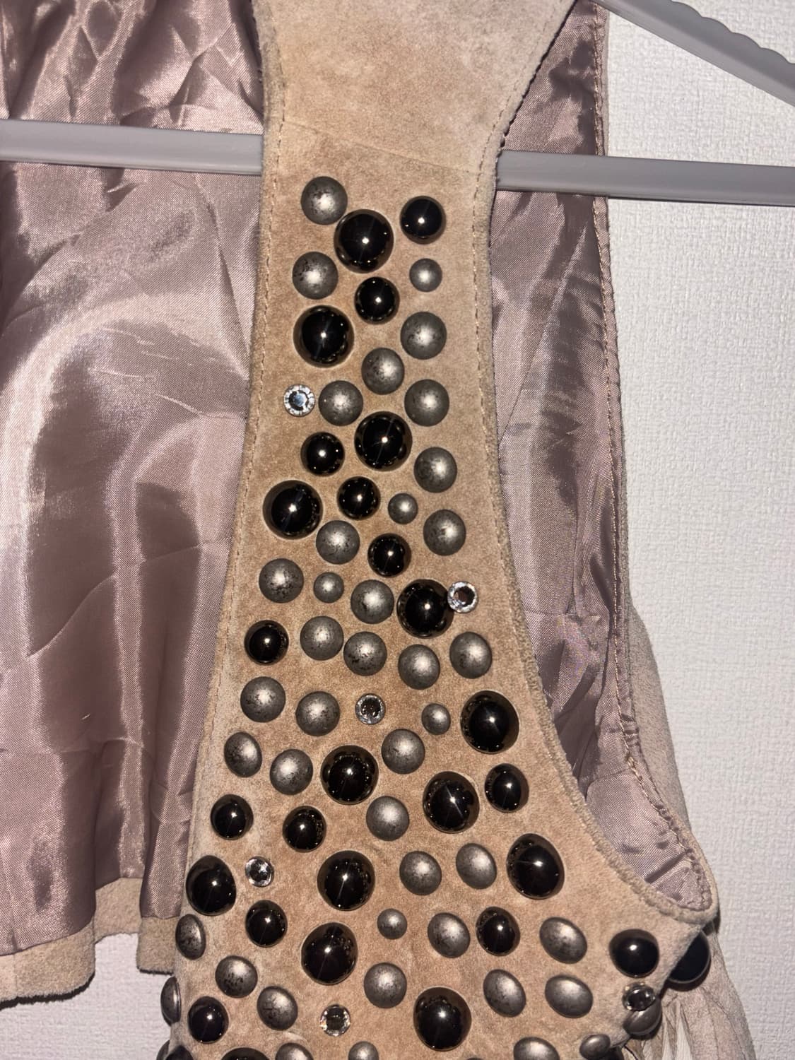 Vintage 스웨이드 스터드 프린지 베스트 상품이미지3