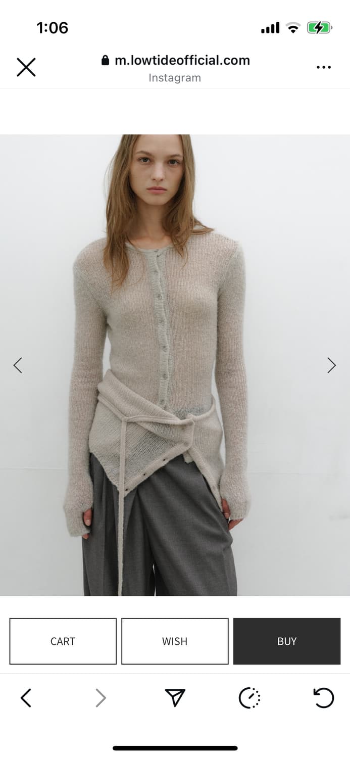 Lowtide 로우타이드 ALPACA HAND WARMER KNIT [G 상품이미지2