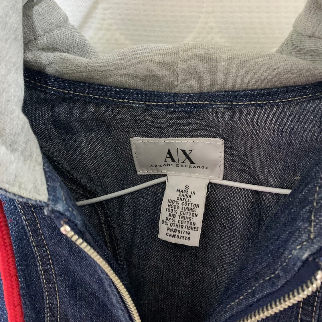Armani Exchange 데님 후드 자켓  상품이미지8
