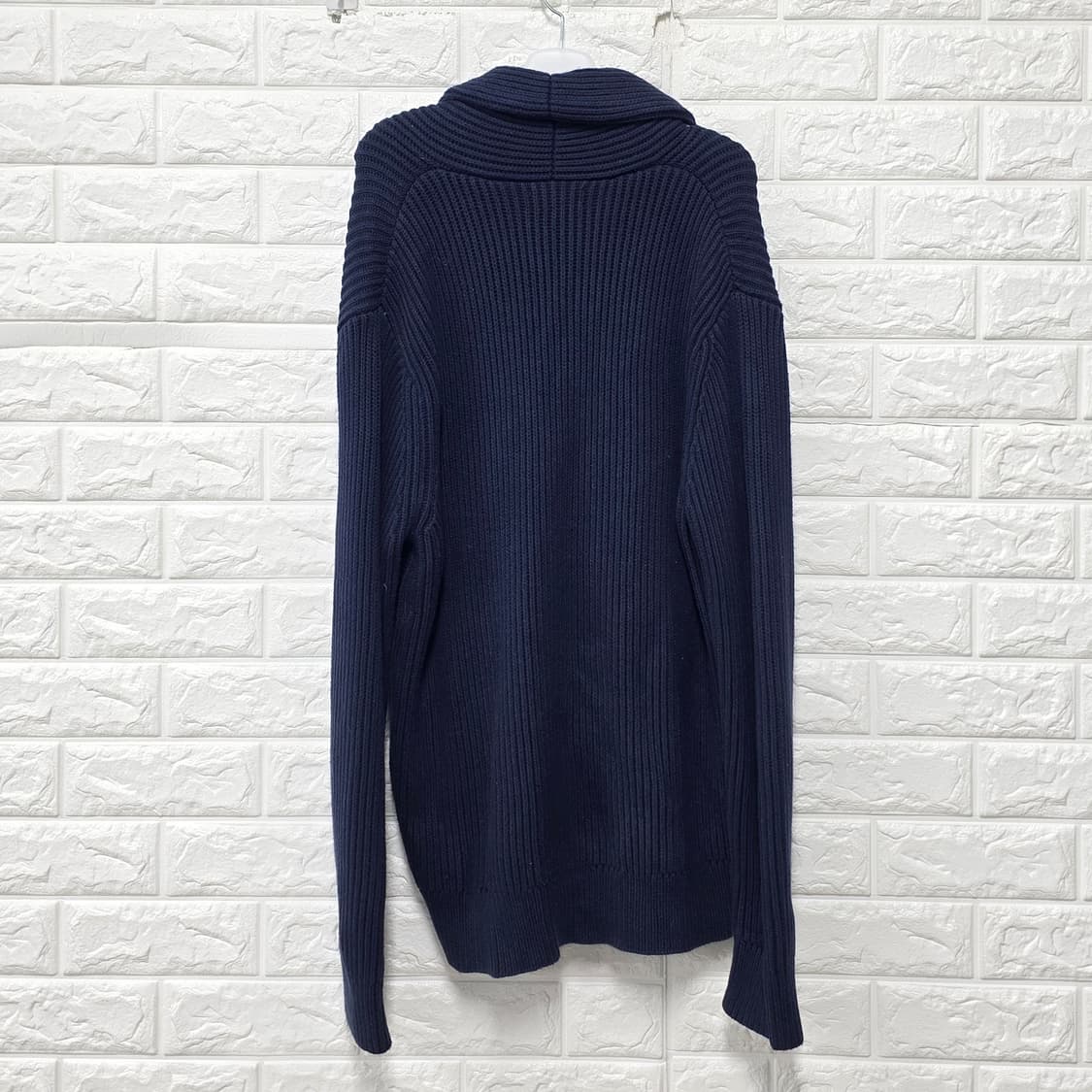 브룩스 브라더스 네이비 숄카라 가디건 Free 상품이미지4