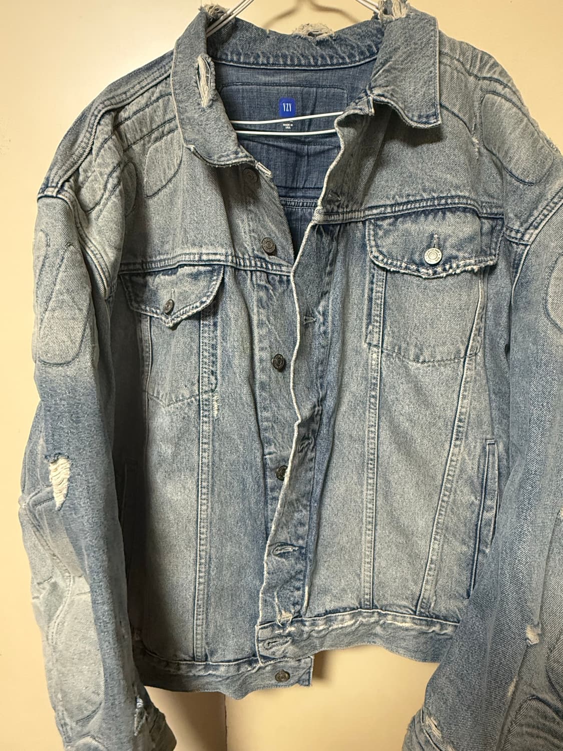 갭 이지 패디드 데님 자켓 상품이미지1