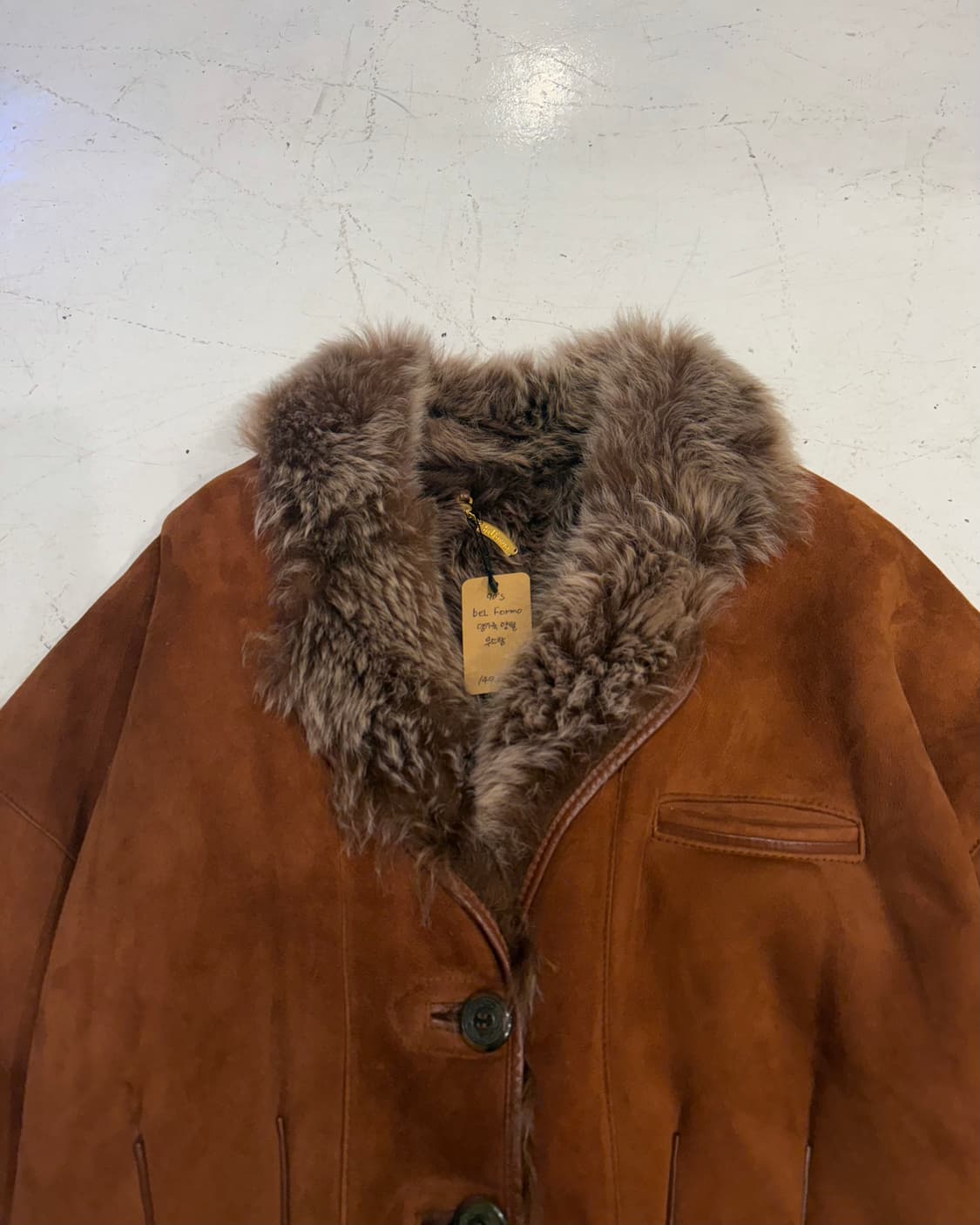 90s beLFormo Sheepskin fleece Mustang 상품이미지3