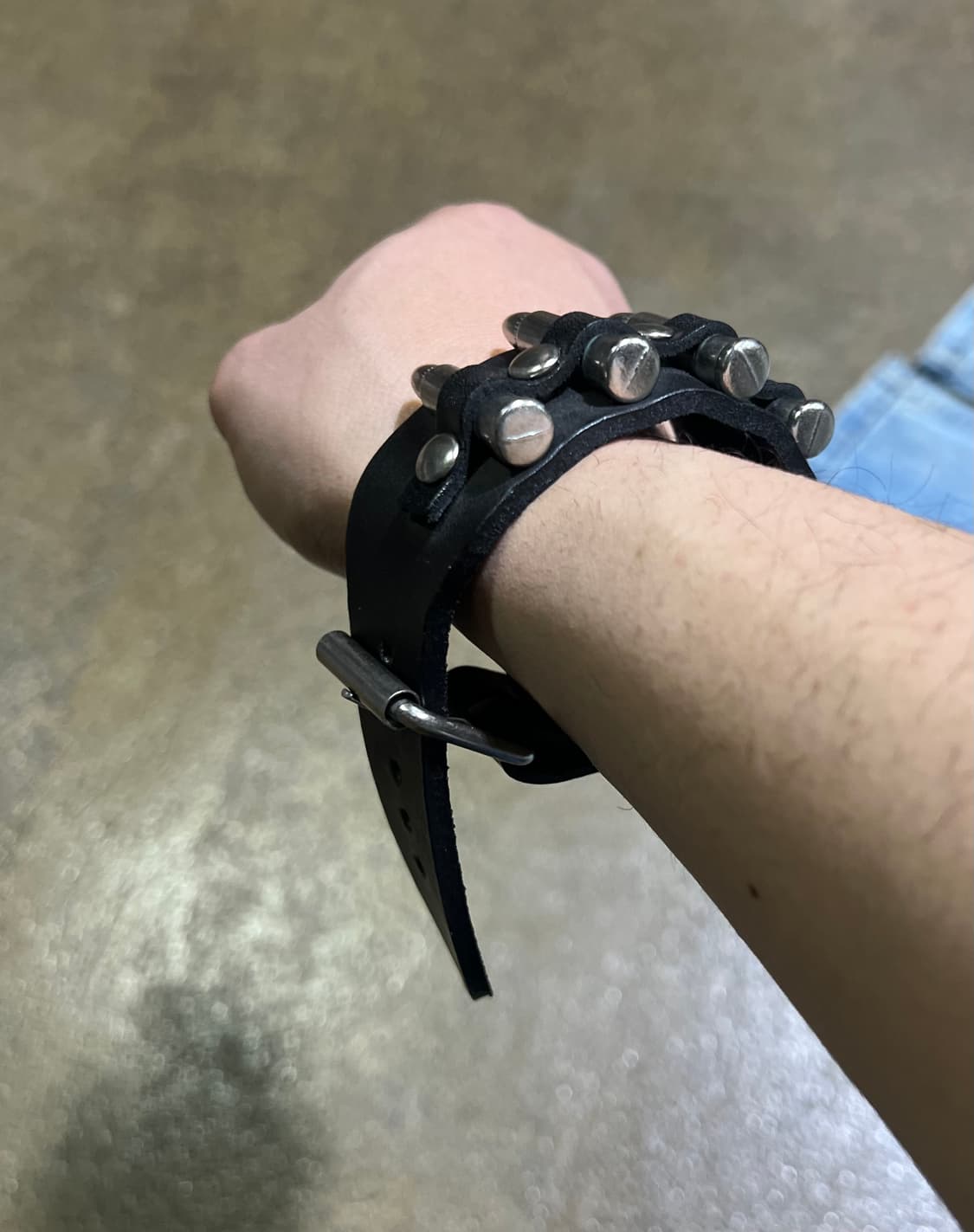 총알 가죽팔찌 상품이미지5