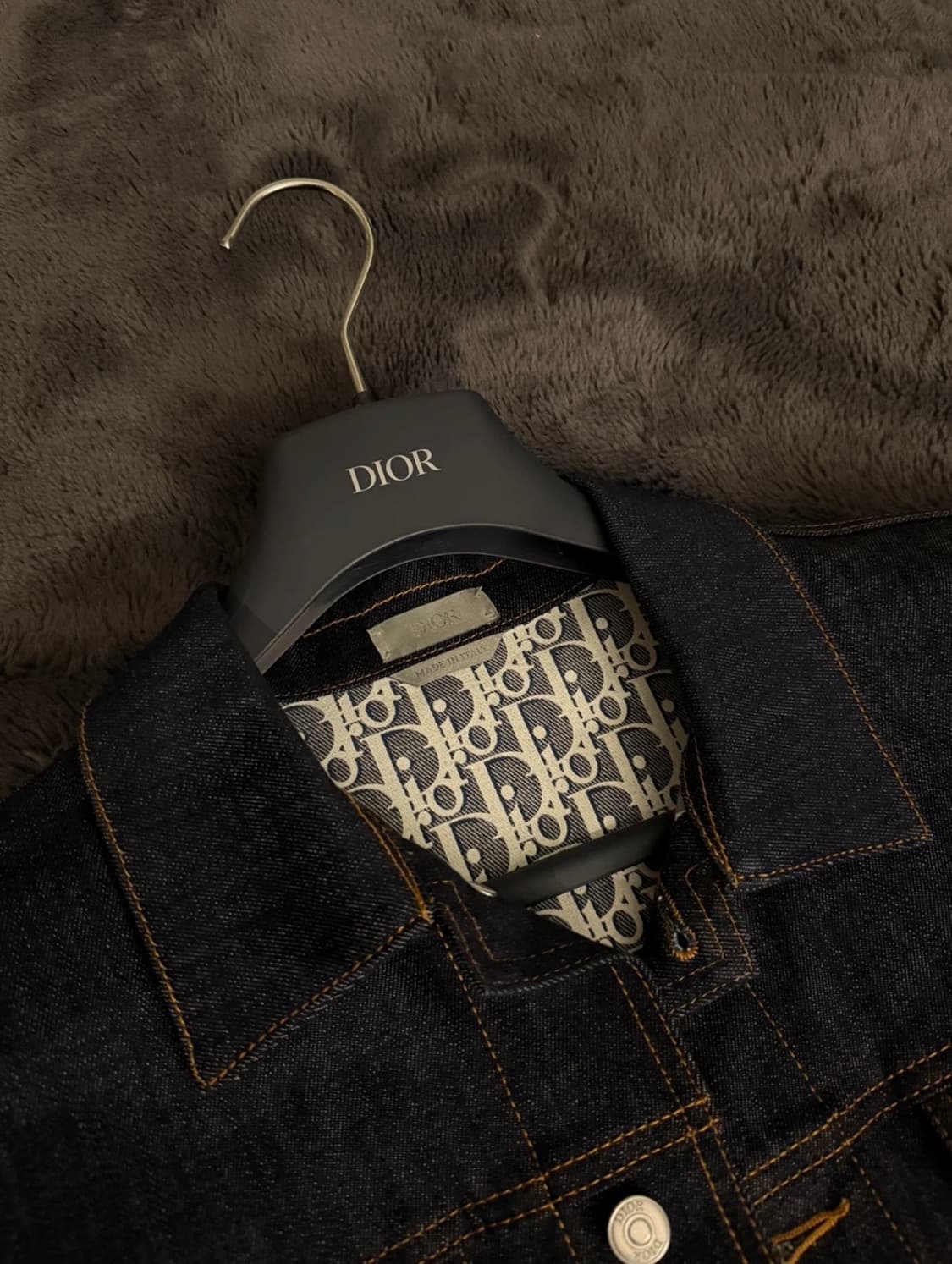 디올 오블리크 데님 자켓 52사이즈 상품이미지4