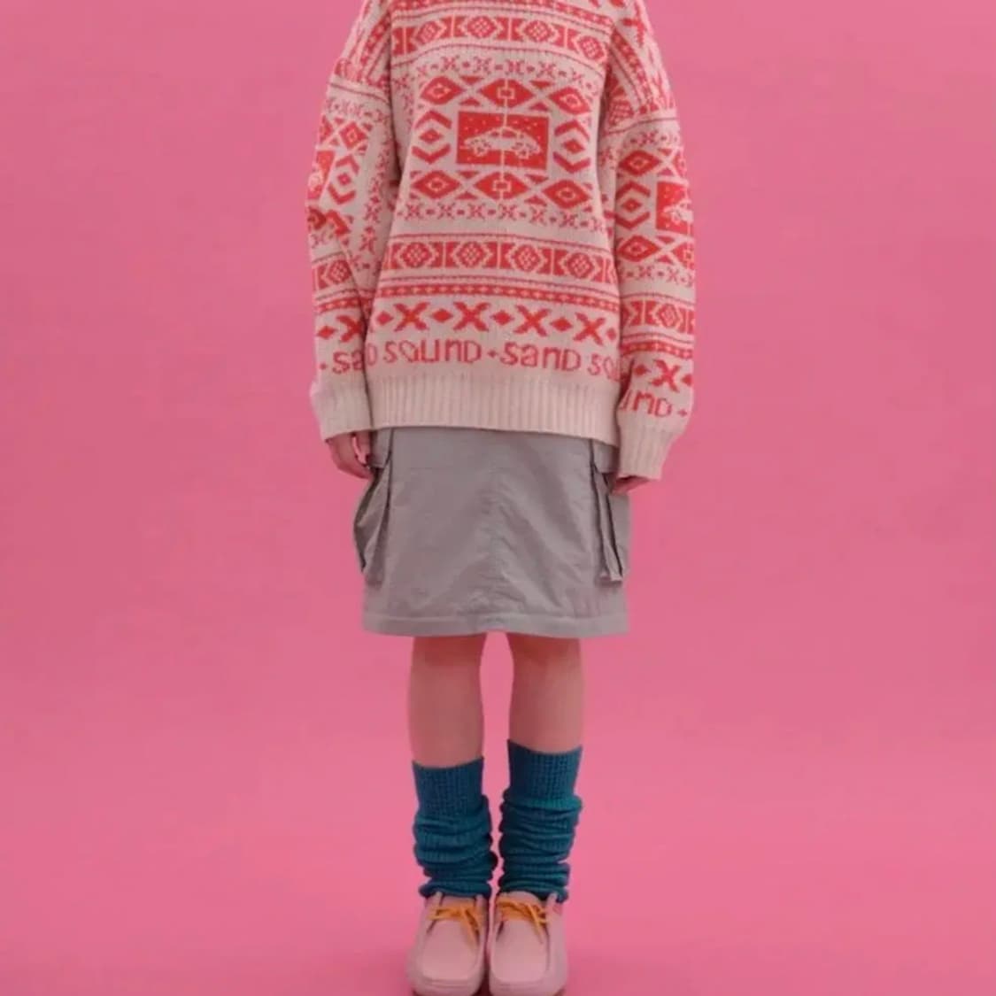 샌드사운드 카고 패딩 스커트 Free 상품이미지5