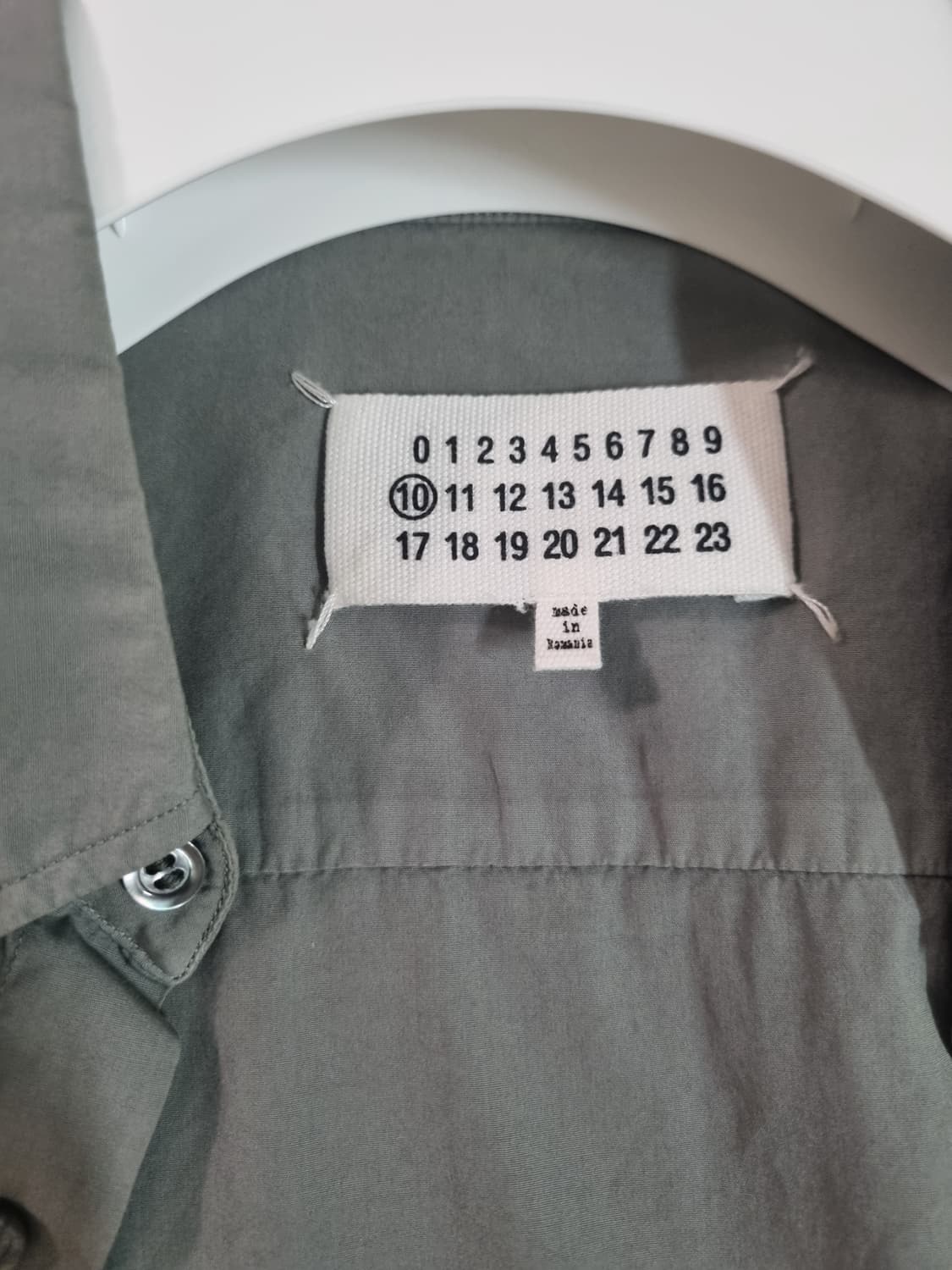 Maison Margiela stitch poplin shirt grey 상품이미지4