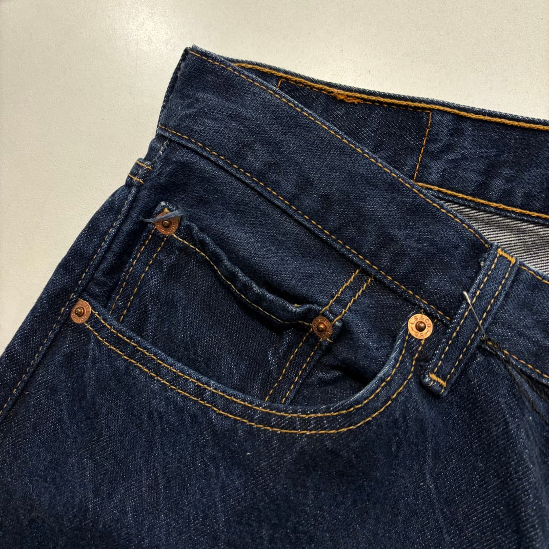 [32x34] 리바이스 501 데님 팬츠 청바지 진청 D567 상품이미지7