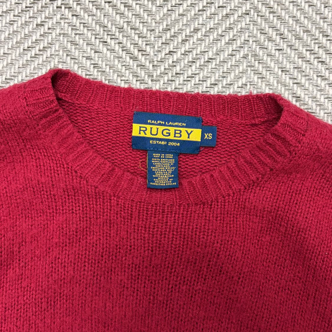 랄프로렌 럭비 엘보패치 니트 v1008 상품이미지5