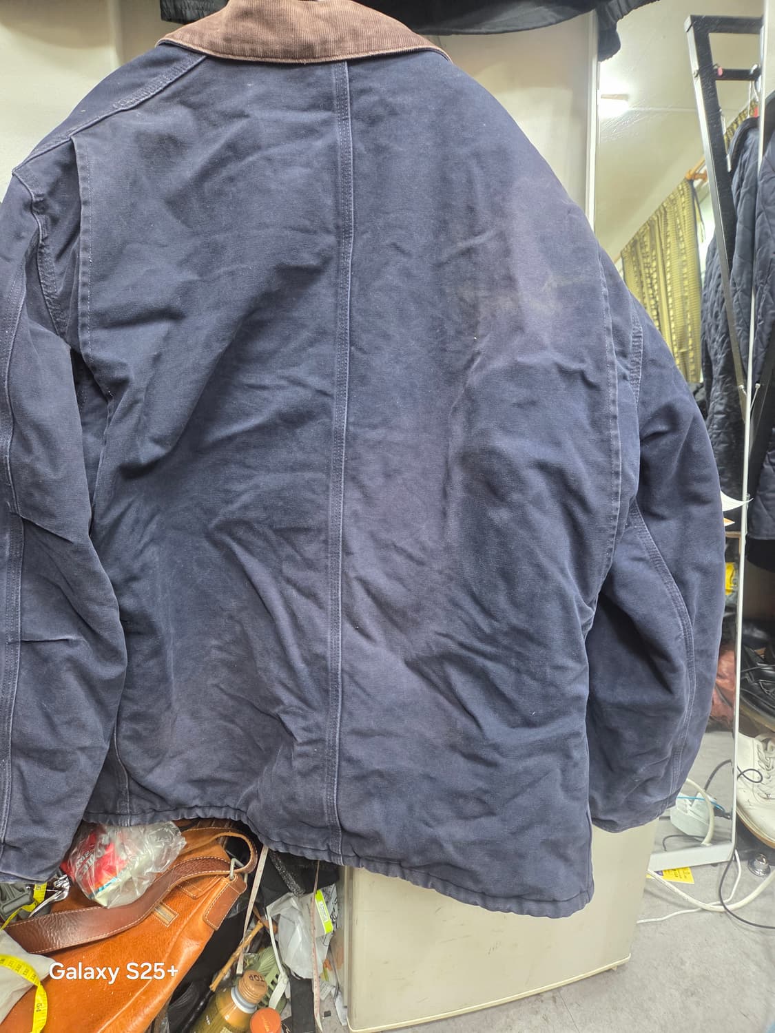 칼하트  워크  네이비   자켓 상품이미지4