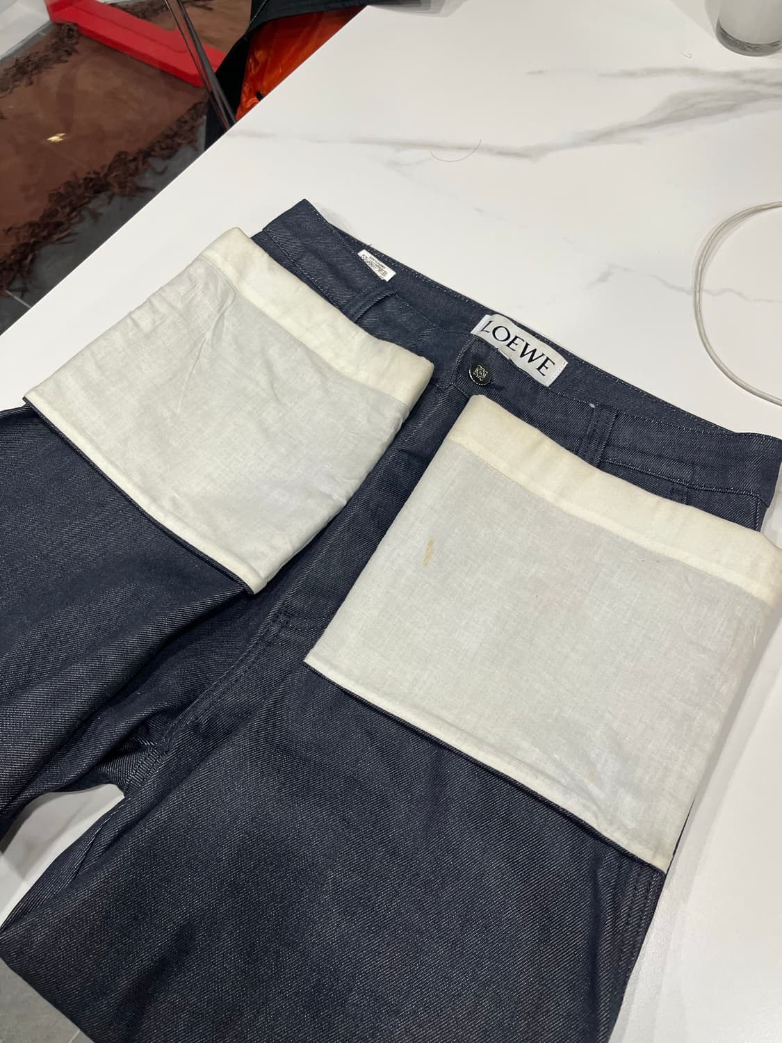 48) 로에베 피셔맨 데님 loewe 꼬르소꼬모 4 size 바지 데님 상품이미지9