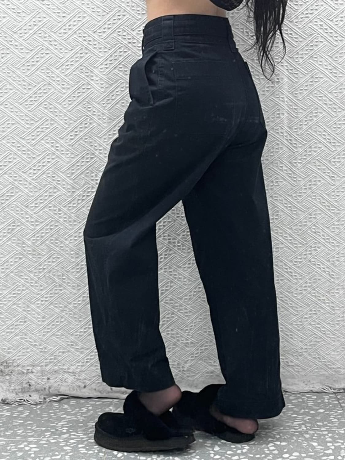 유니클로 U 모던시크 벨티드 핀턱 코튼팬츠 64 C09405 상품이미지2