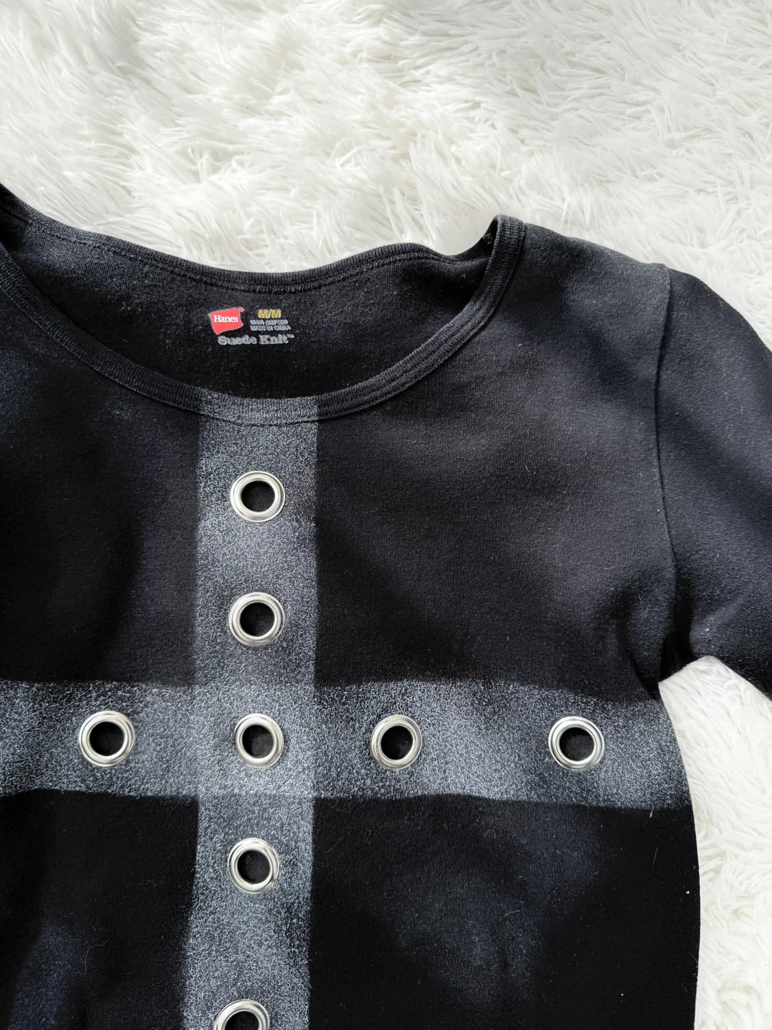 고딕 블랙 크로스 롱 슬리브 상품이미지2