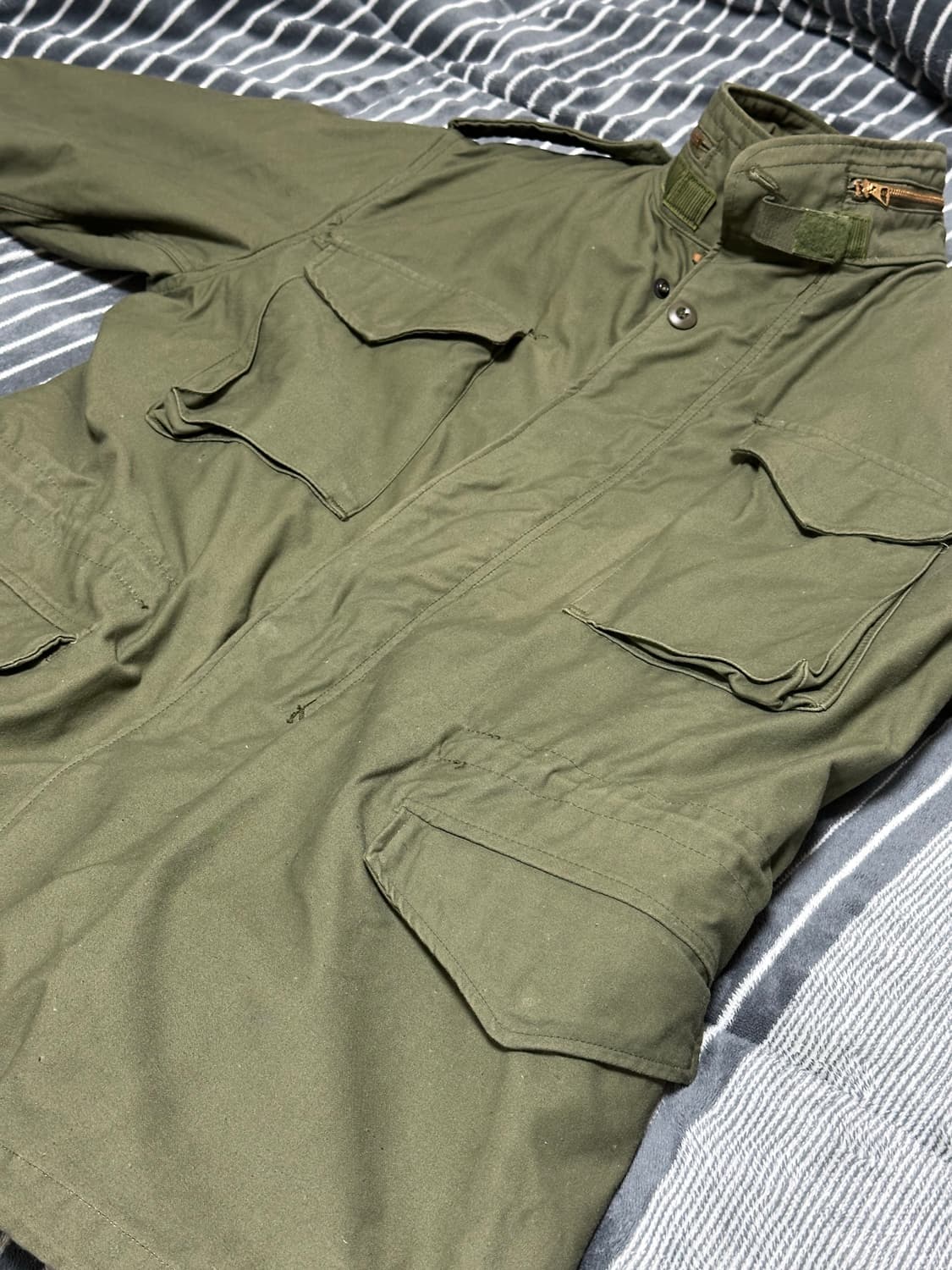 M65 필드자켓 3세대 미듐롱 민트급 라이너포함 상품이미지2