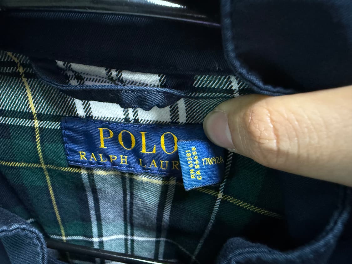 폴로 코튼 트윌 자켓 네이비 s 상품이미지4