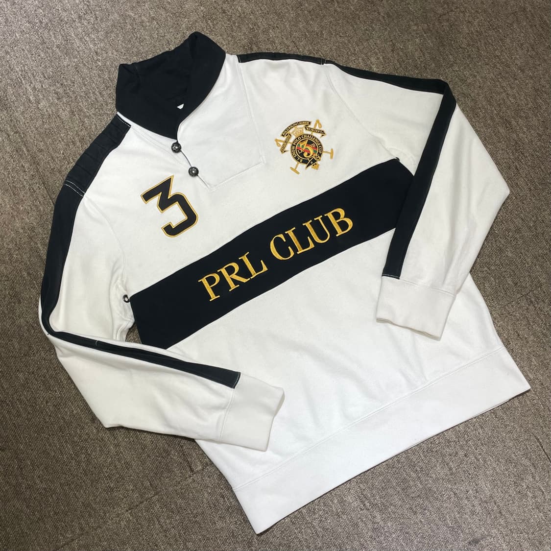 (L) POLO 폴로 랄프로렌 카라 럭비티 숄카라 상품이미지1