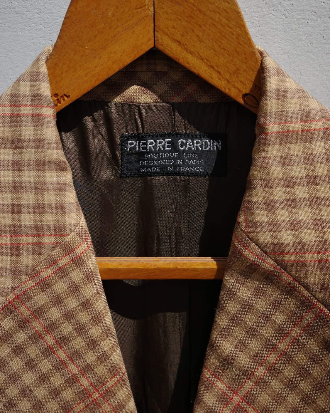 70s Pierre Cardin 부티크라인 빅 노치드라펠 테일러 자켓 상품이미지3