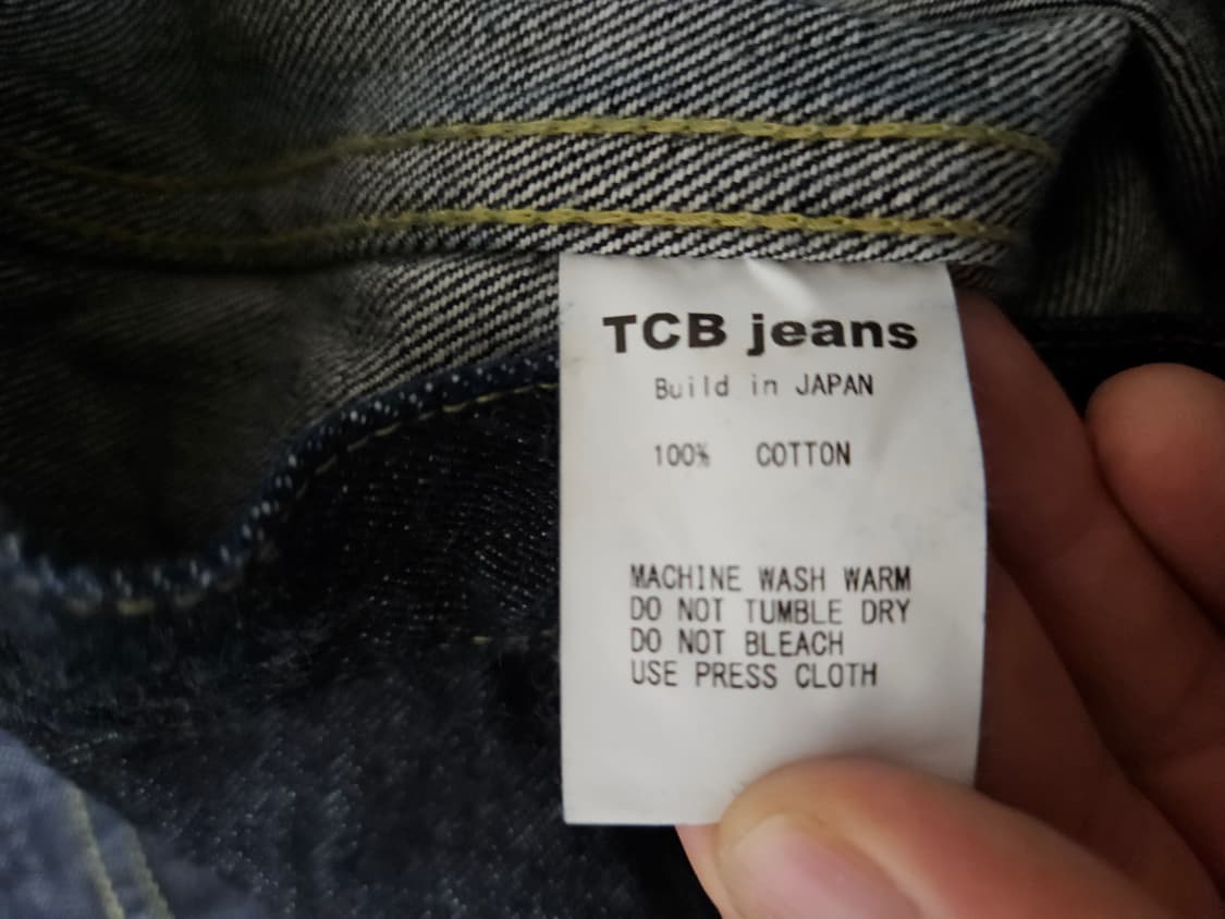 Tcb jeans 40s 1세대 타입원 데님 트러커 자켓 상품이미지8