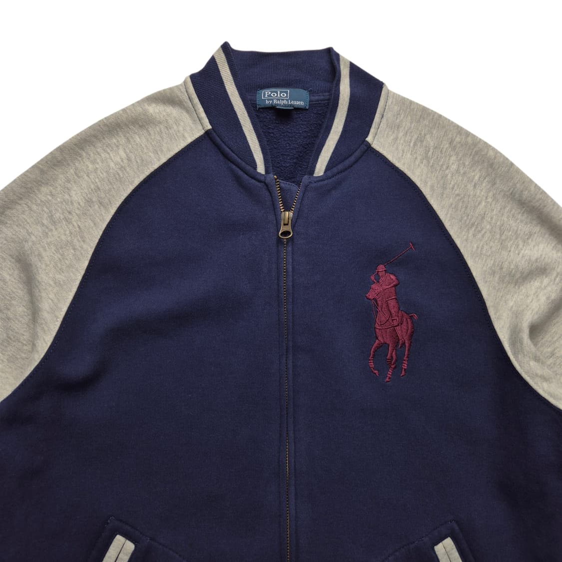 [L] 폴로 랄프로렌 빅포니 바시티 집업자켓 상품이미지3