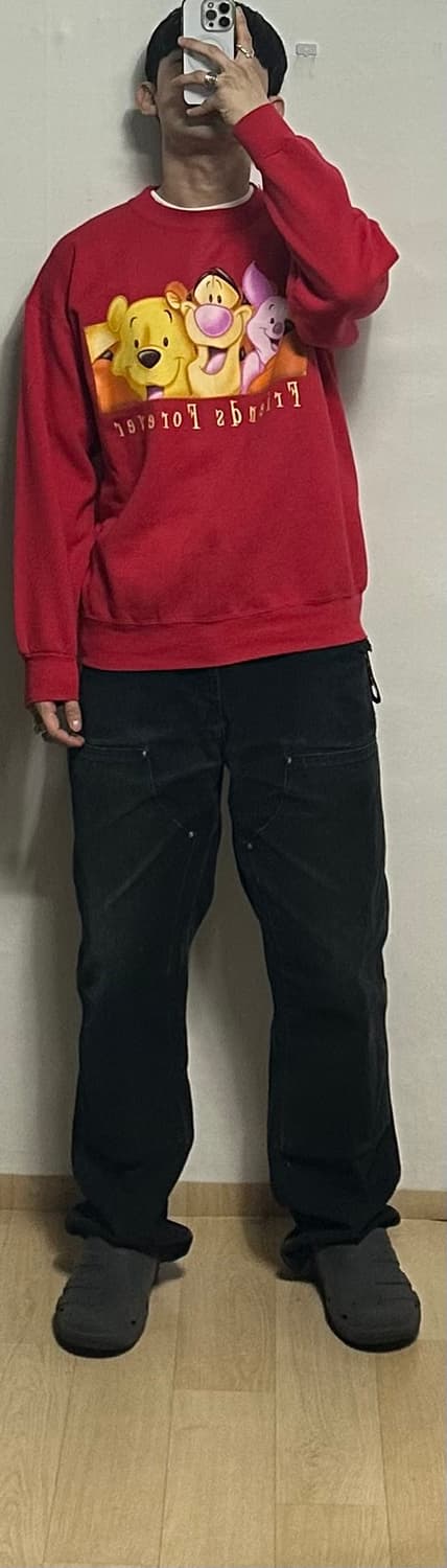 디즈니 90S 곰돌이푸 맨투맨 상품이미지5