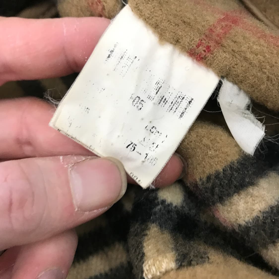 런던포그 울 카라넥 블루종점퍼 [105사이즈] 상품이미지6