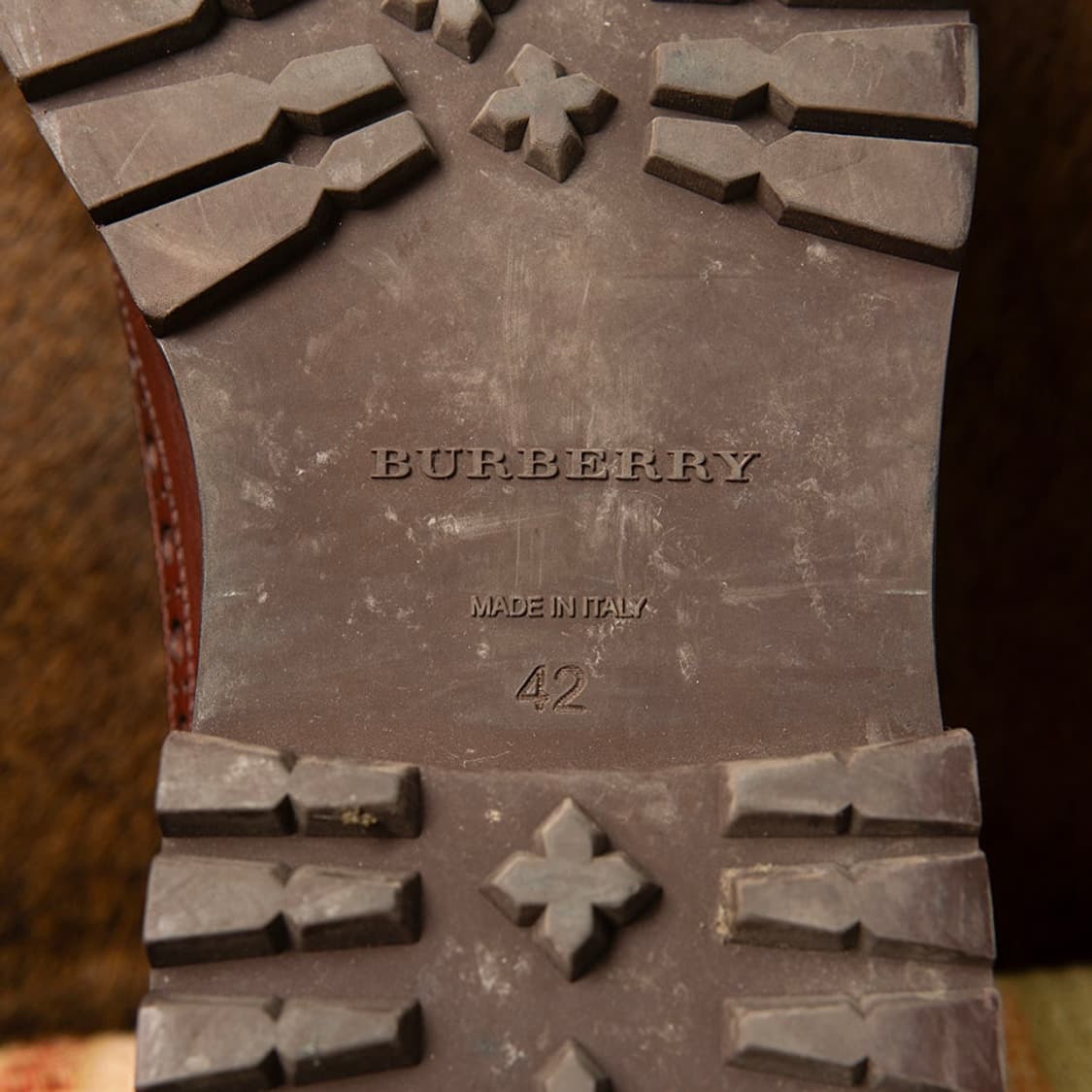 [270] 00s 버버리 런던 이태리메이드 투톤 윙팁 슈즈  상품이미지8