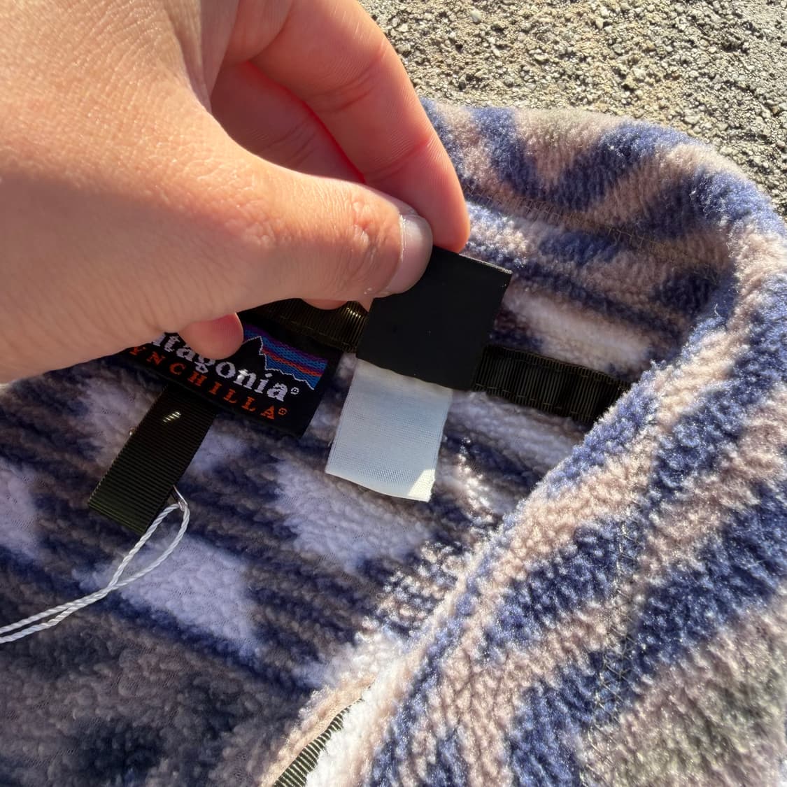 90s USA OG 파타고니아 신칠라 풀오버 스냅 플리스 L 상품이미지6