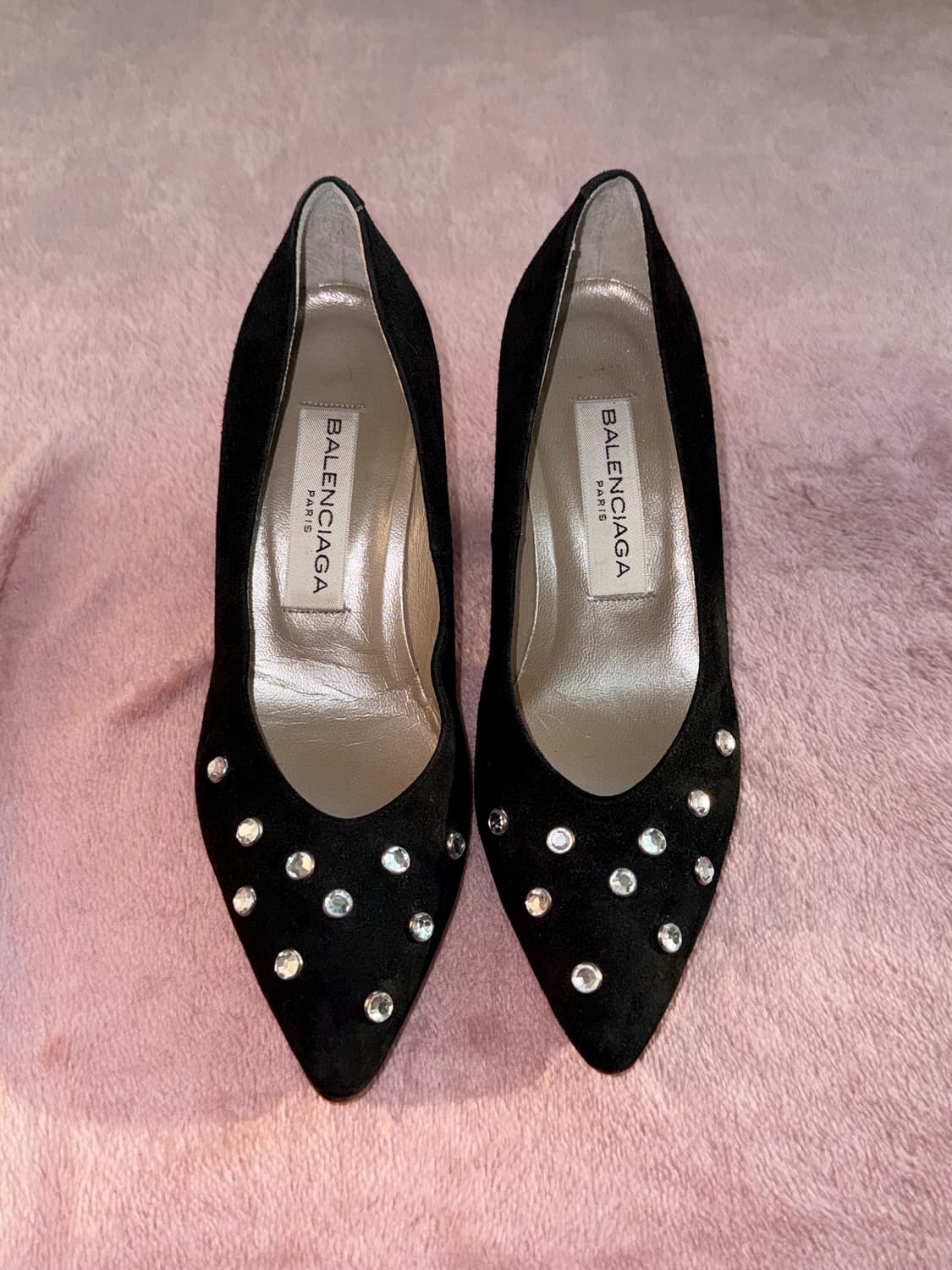 Balenciaga Paris 큐빅 펌프스 힐 상품이미지1