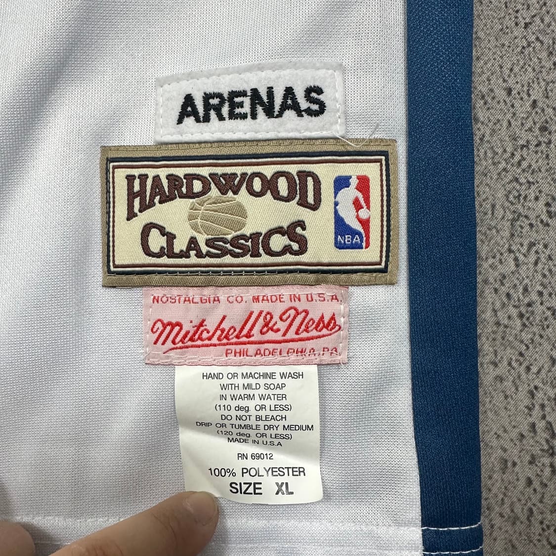 ✨ (바배) NBA x 미첼앤네스 워싱턴 위저드 길버트 아레나스 농구 유 상품이미지3