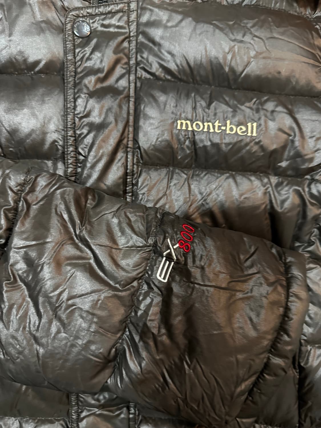 몽벨 라쿤퍼 경량 롱패딩 브라운 상품이미지2